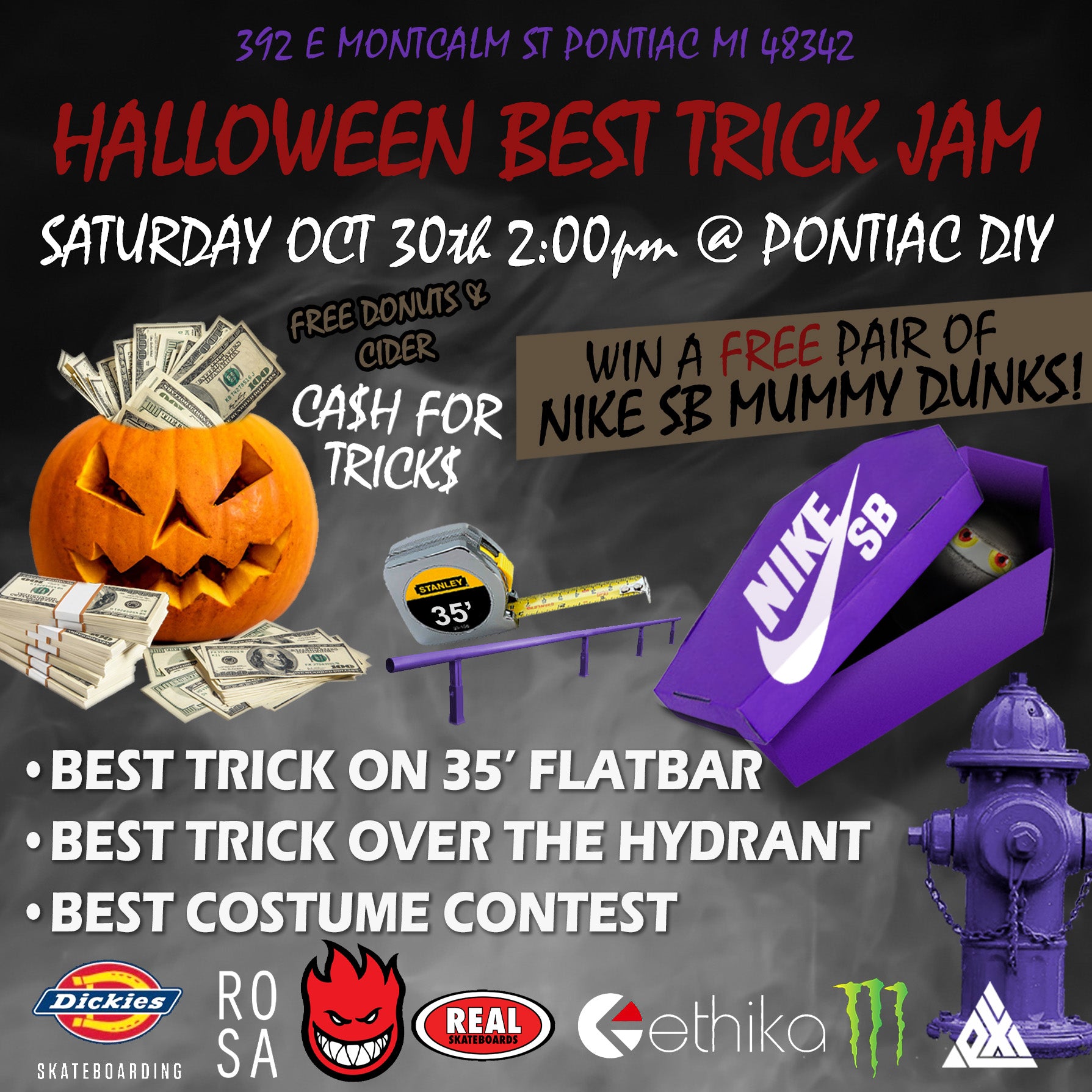 Halloween Jam Sunday, Oct 31st 2:00pm