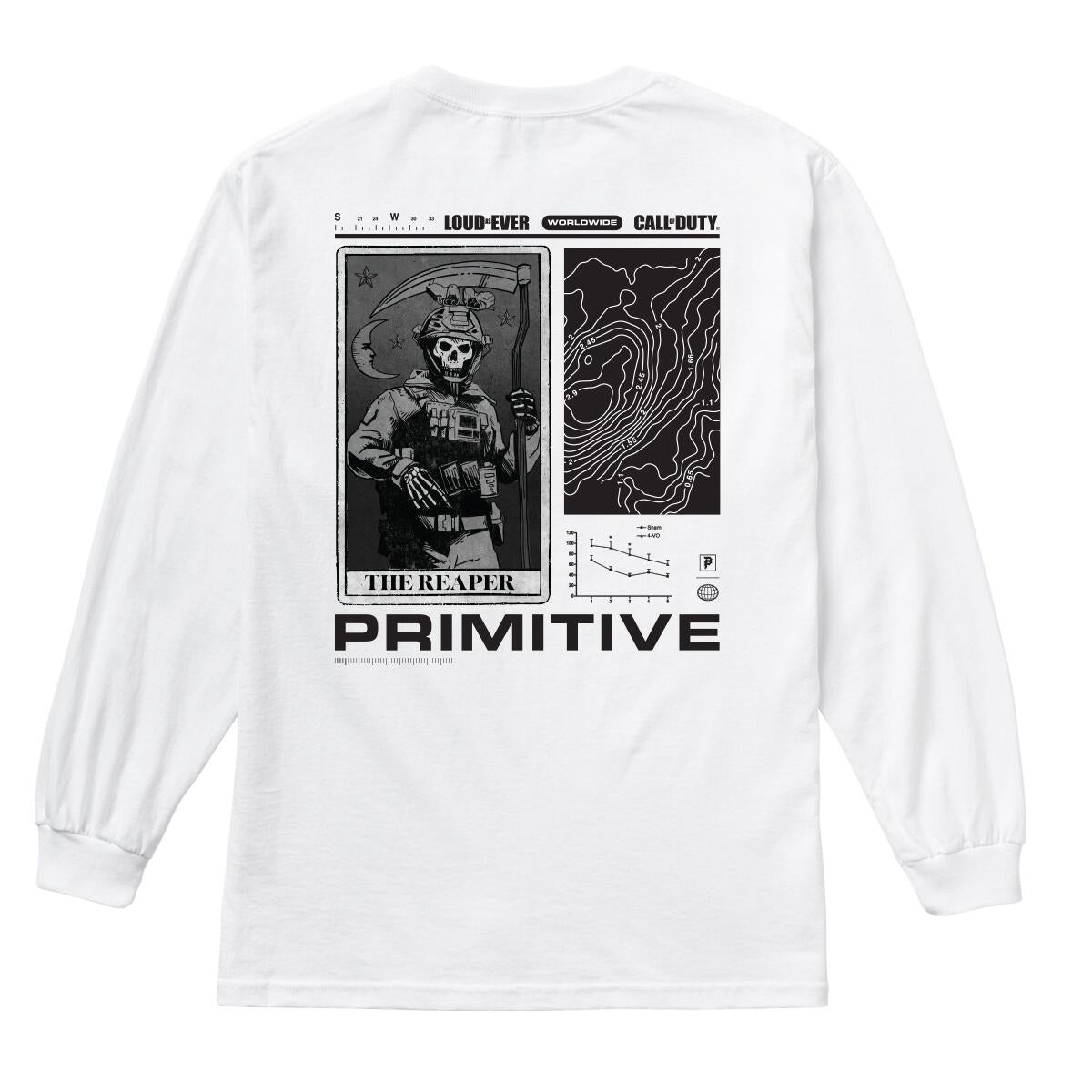 Tactics Long Sleeve Call of Duty x Primitive Skate Shirt Back