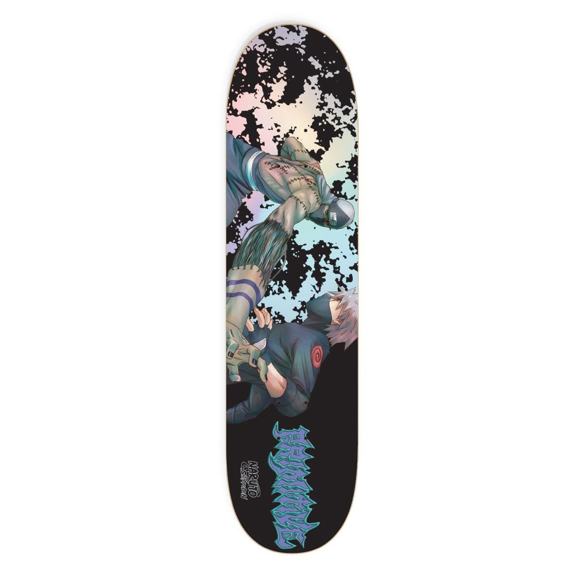 Kakashi VS Kakuzu Team Naruto x Primitive Skateboard Deck