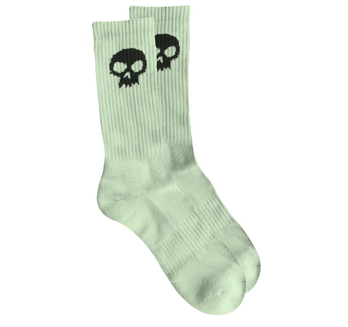 Glow in the dark single skull zero Socks