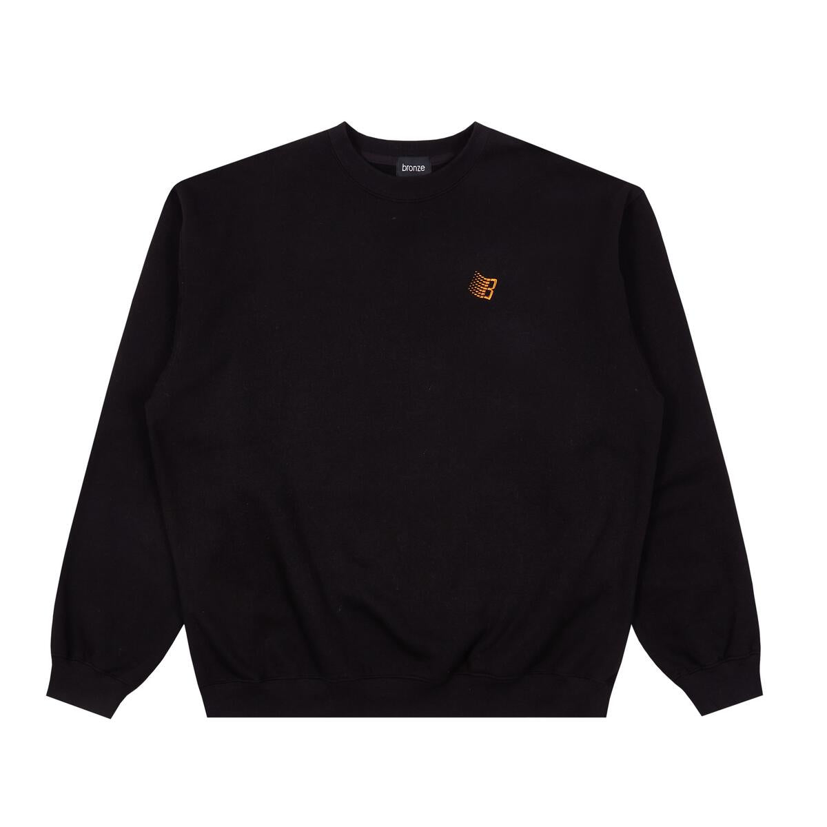 Black Logo Bronze 56K Crewneck