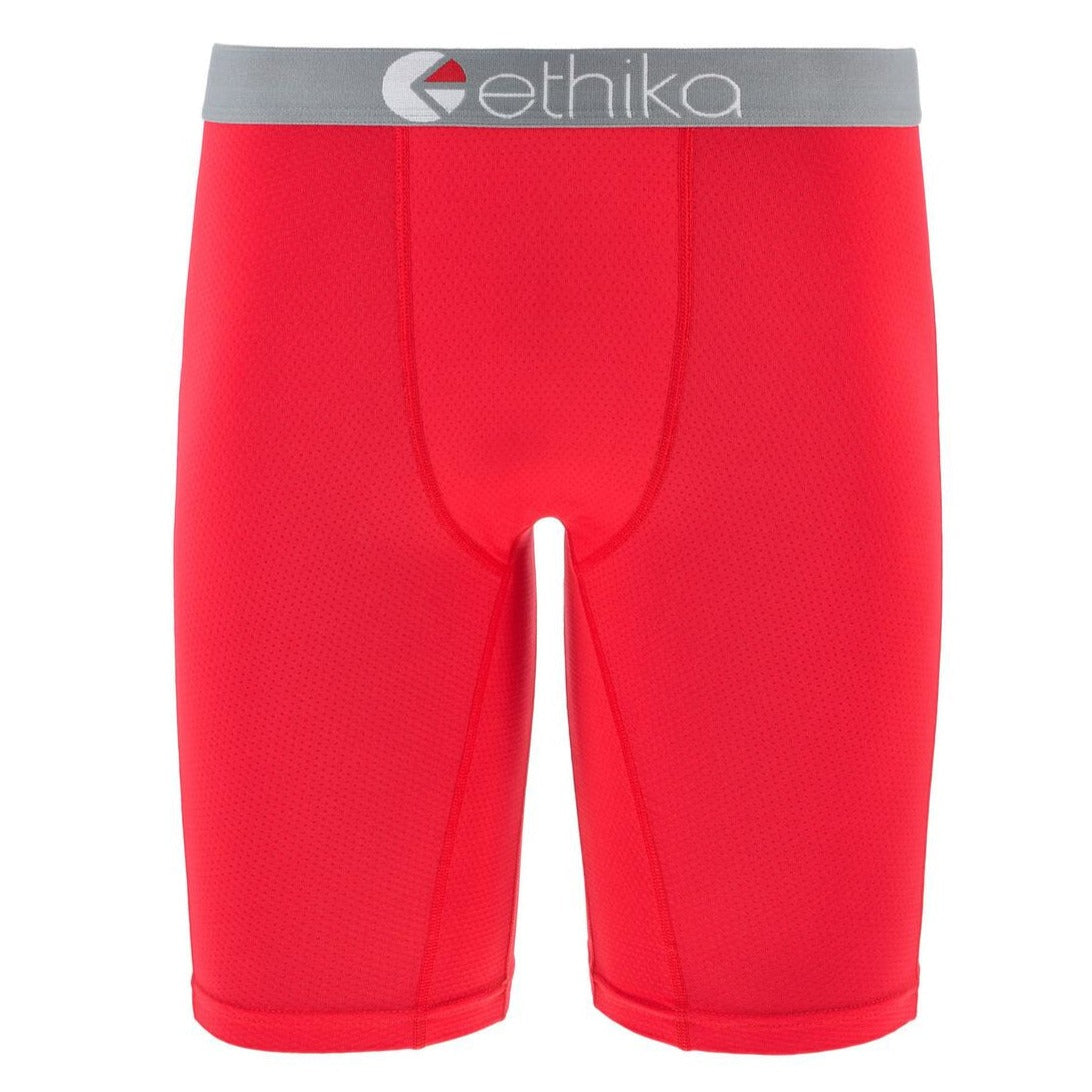 Red Micromesh Staple Ethika Boxers