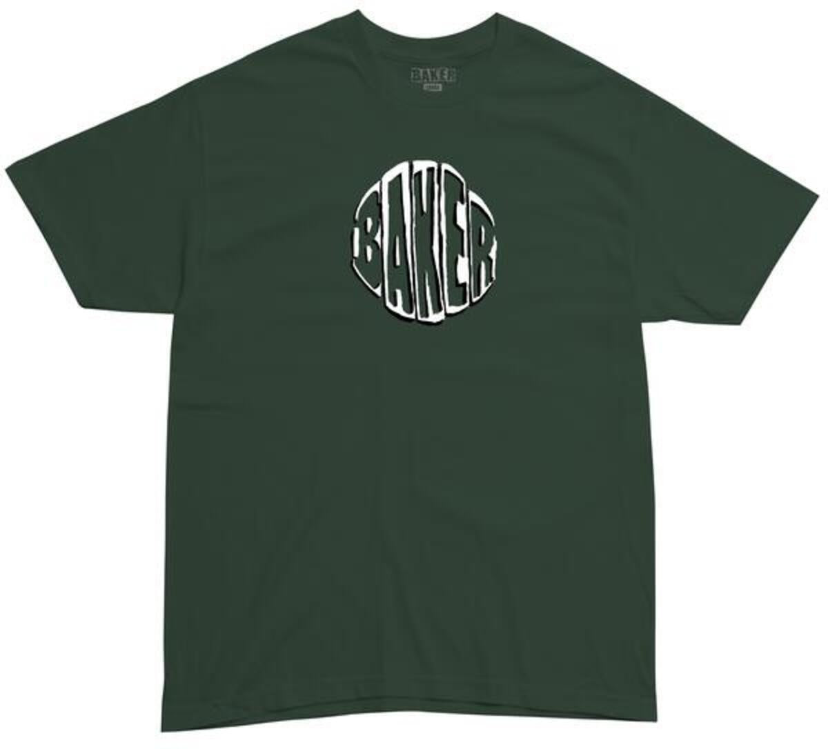 Forest Green Baker Circle Logo Tee