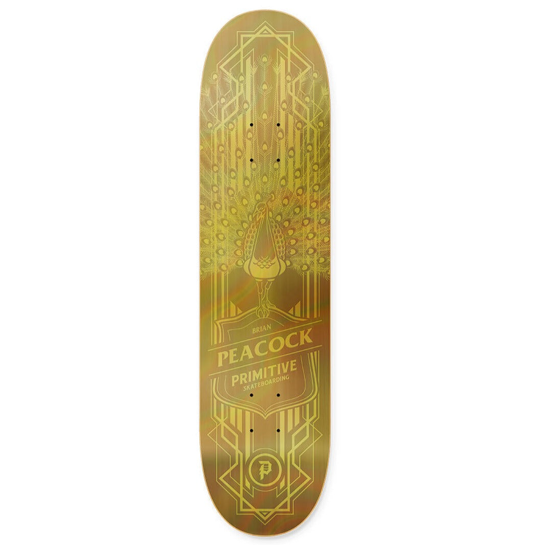 Brian Peacock Holofoil Peacock Primitive Skateboard Deck