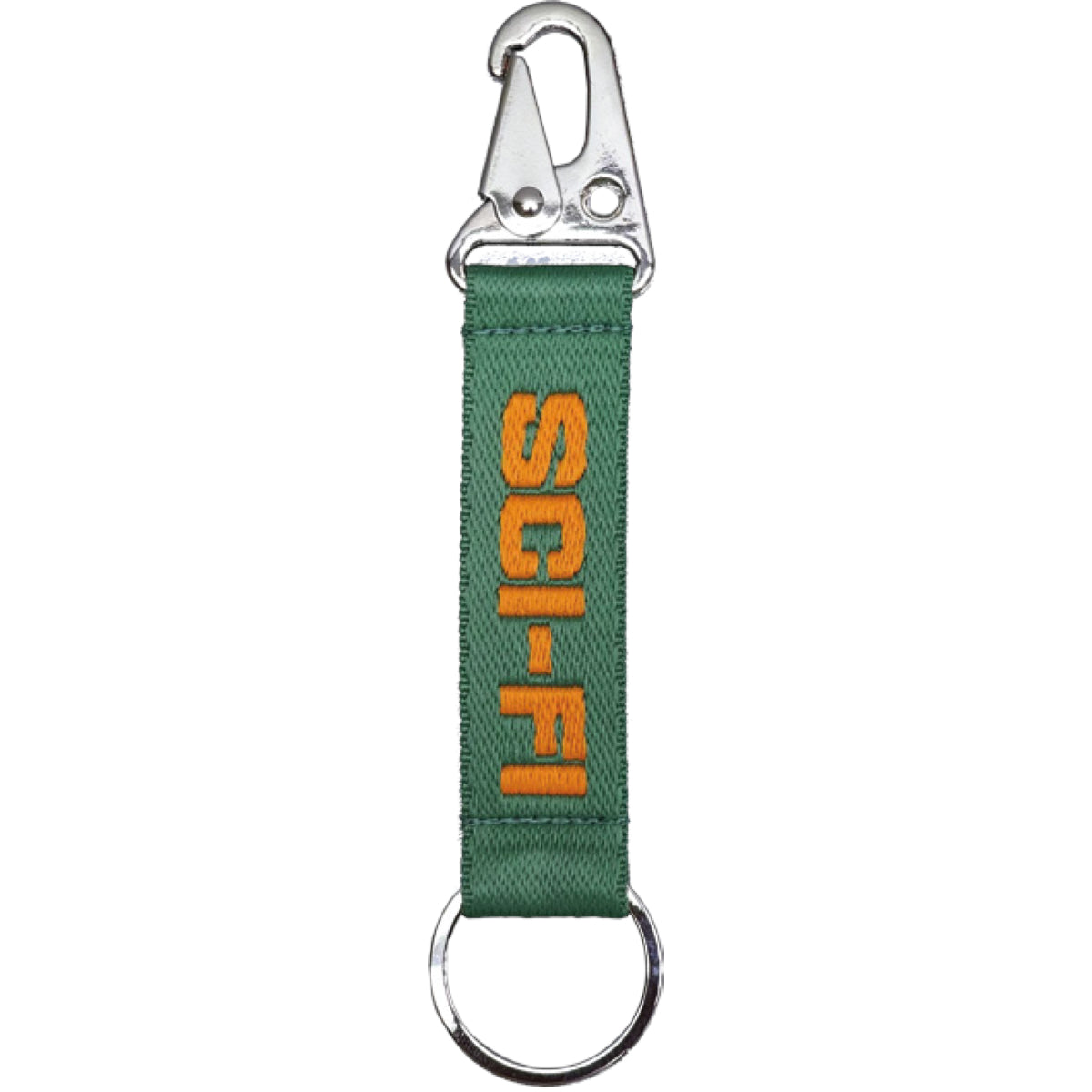 Green Webbing Sci-Fi Key Chain