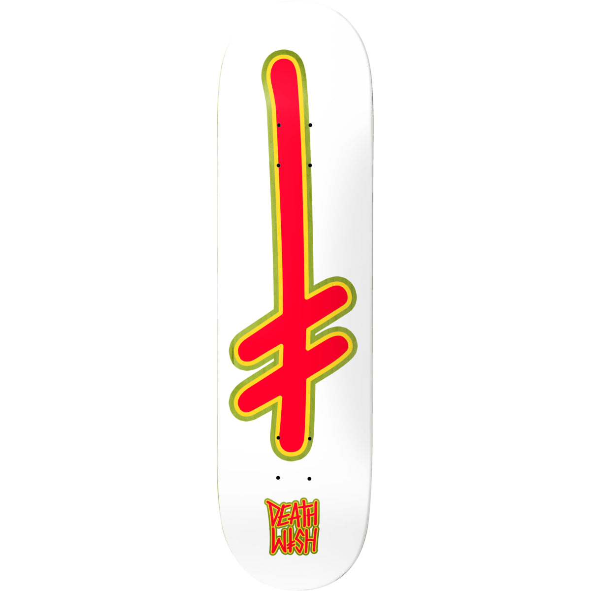 Gang Logo Attitude Deathwish Skateboard Deck