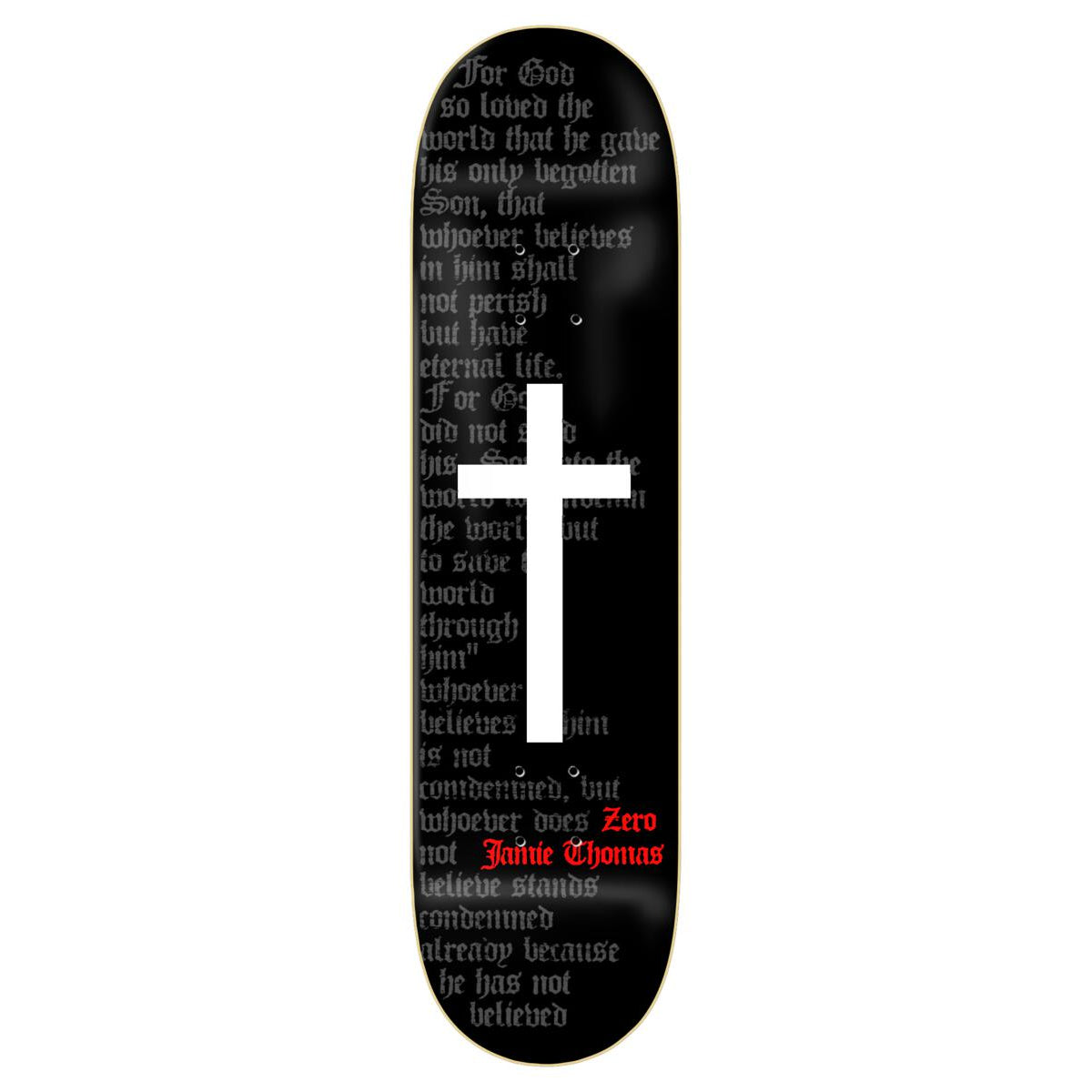 Black OG Cross Jamie Thomas Zero Deck