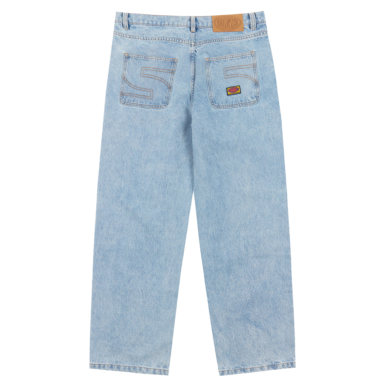 Light Blue Bronze 56 Denim Jeans Back