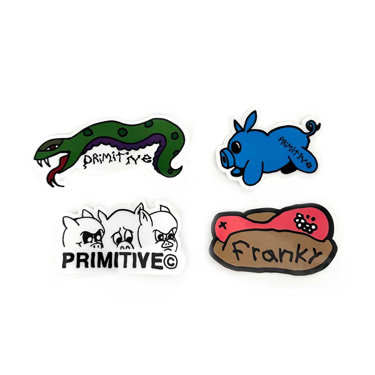 Franky Villani Primitive Skate Sticker Pack