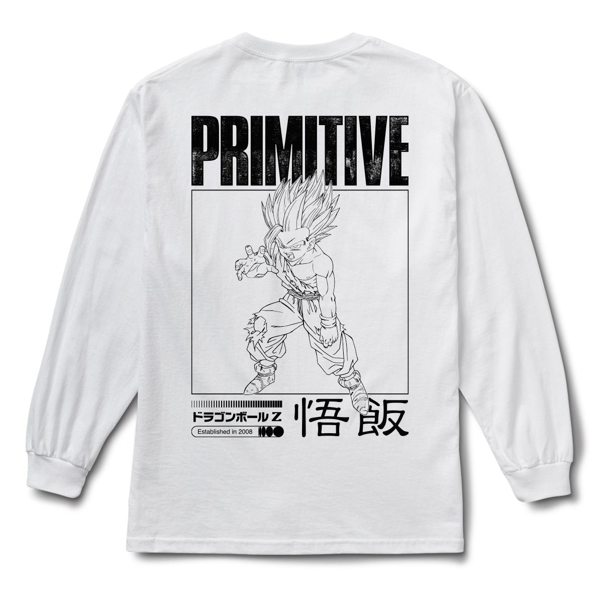 Vengeance Long Sleeve Dragon Ball x Primitive Tee Back