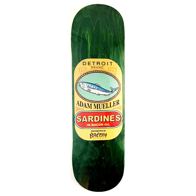 Adam Mueller Sardines Bacon Skateboard Deck