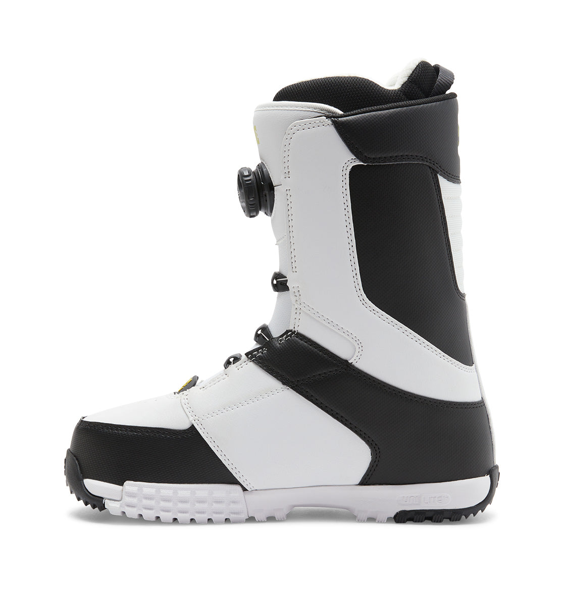 White/Black 2025 Control DC Snowboard Boots 