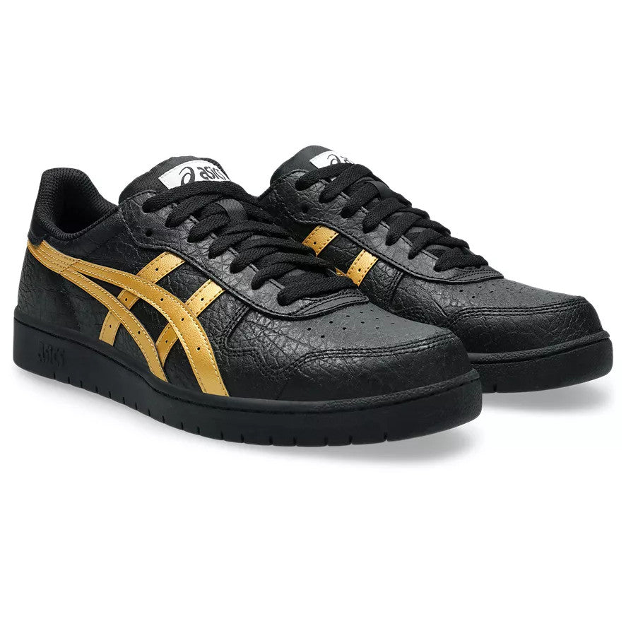 Black/Pure Gold Japan Pro Asics Skate Shoe Front