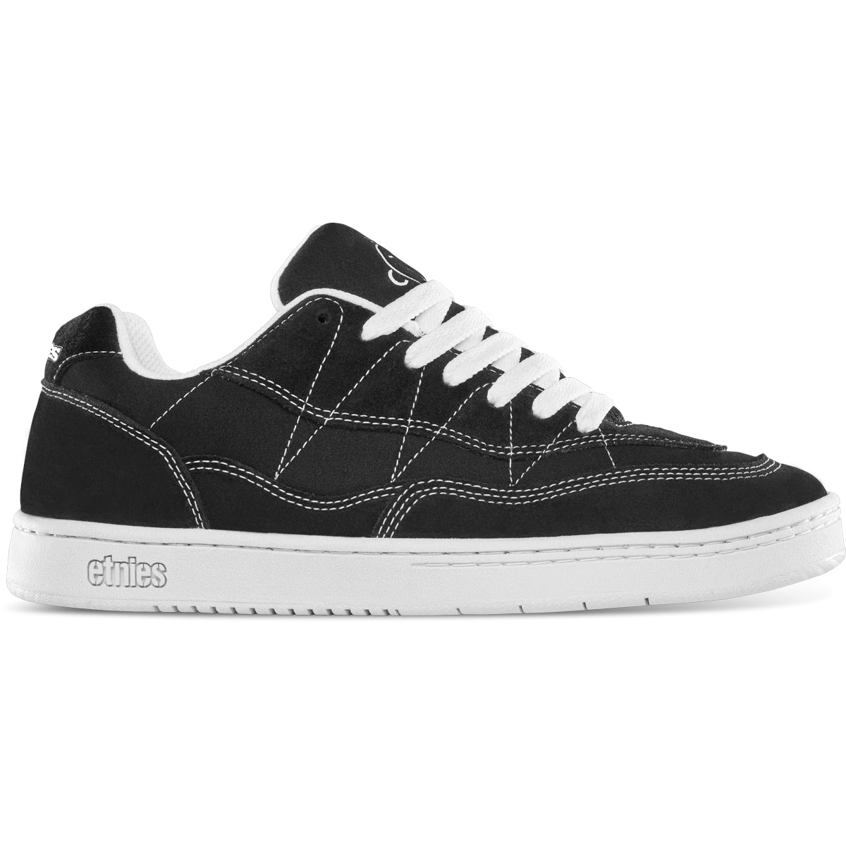 Black/White Snake Etnies Skate Shoe