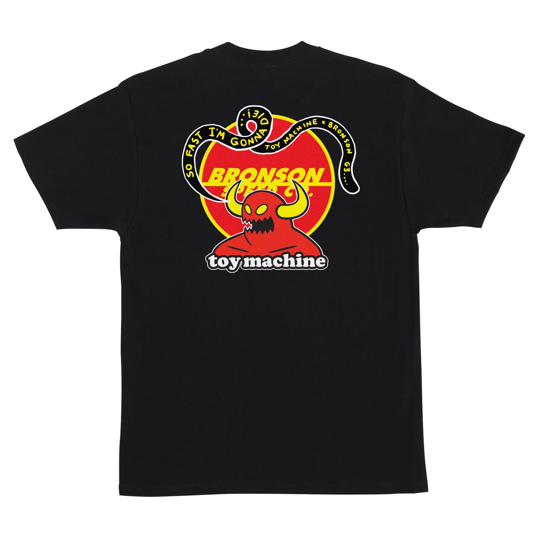 bronson x toy machine tee back