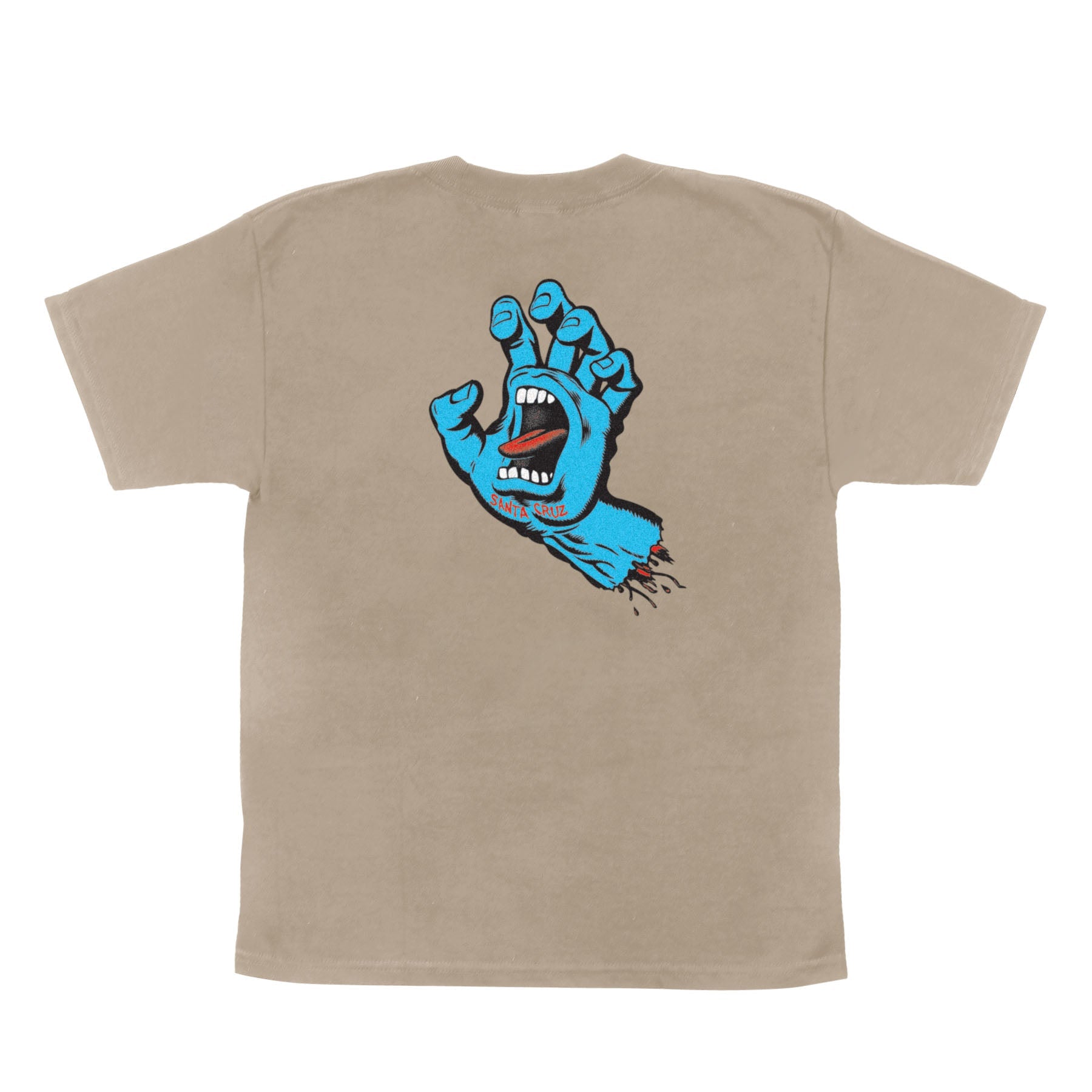 Sand Youth Screaming Hand Santa Cruz T-shirt Back