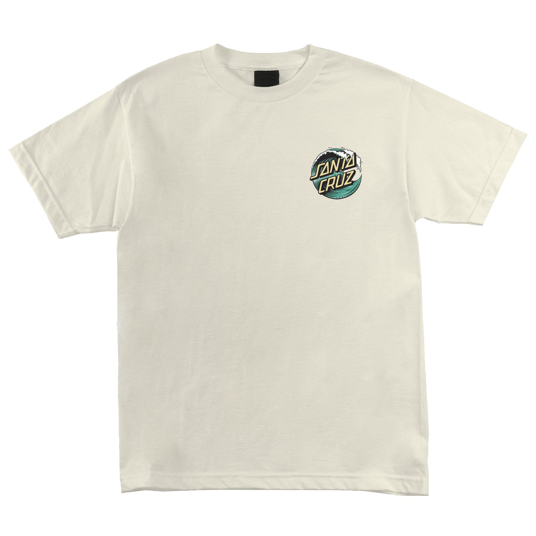 Cream/Yellow Wave Dot Santa Cruz T-Shirt