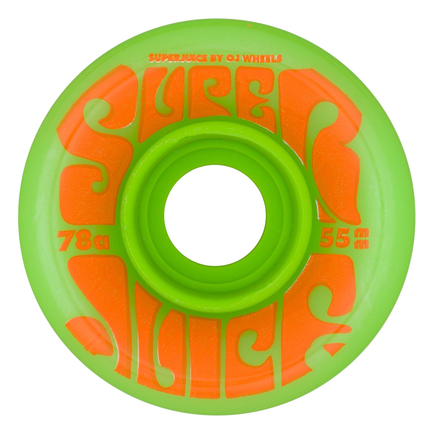 Green Mini Super Juice OJ Soft Skateboard Wheels