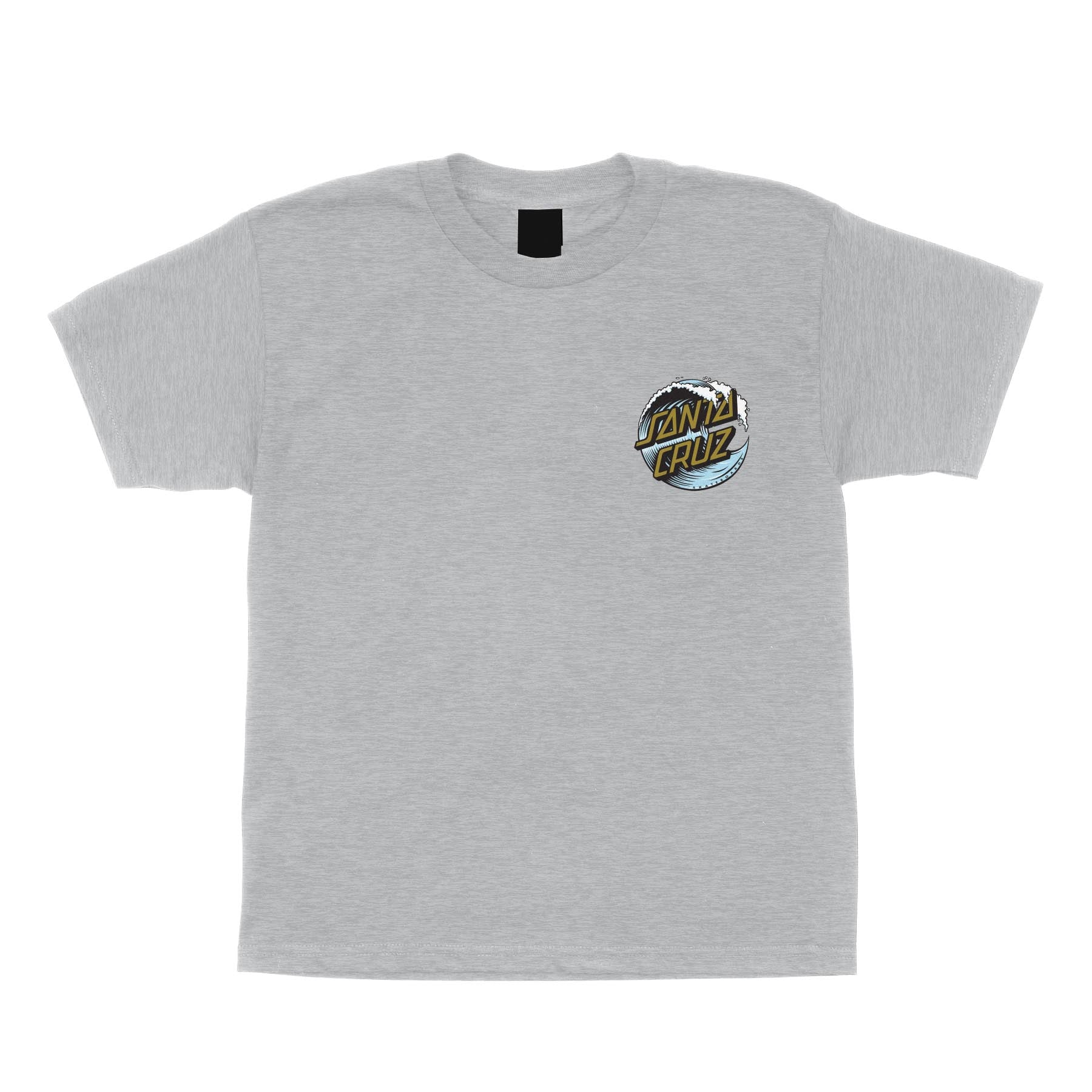 Athletic Heather/Gold Youth Wave Dot Santa Cruz T-Shirt