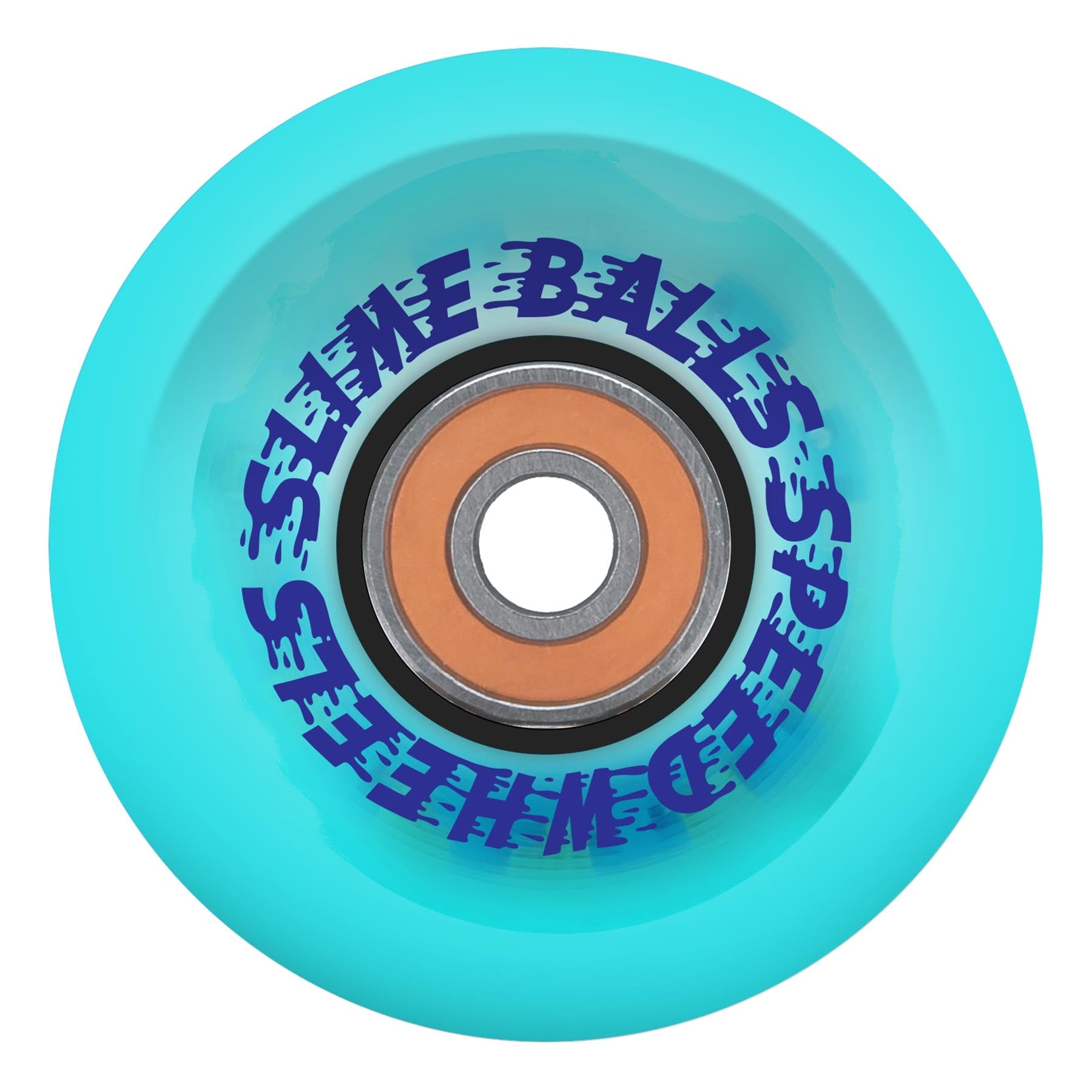 Translucent Blue Slime Balls Light Ups Skateboard Wheels