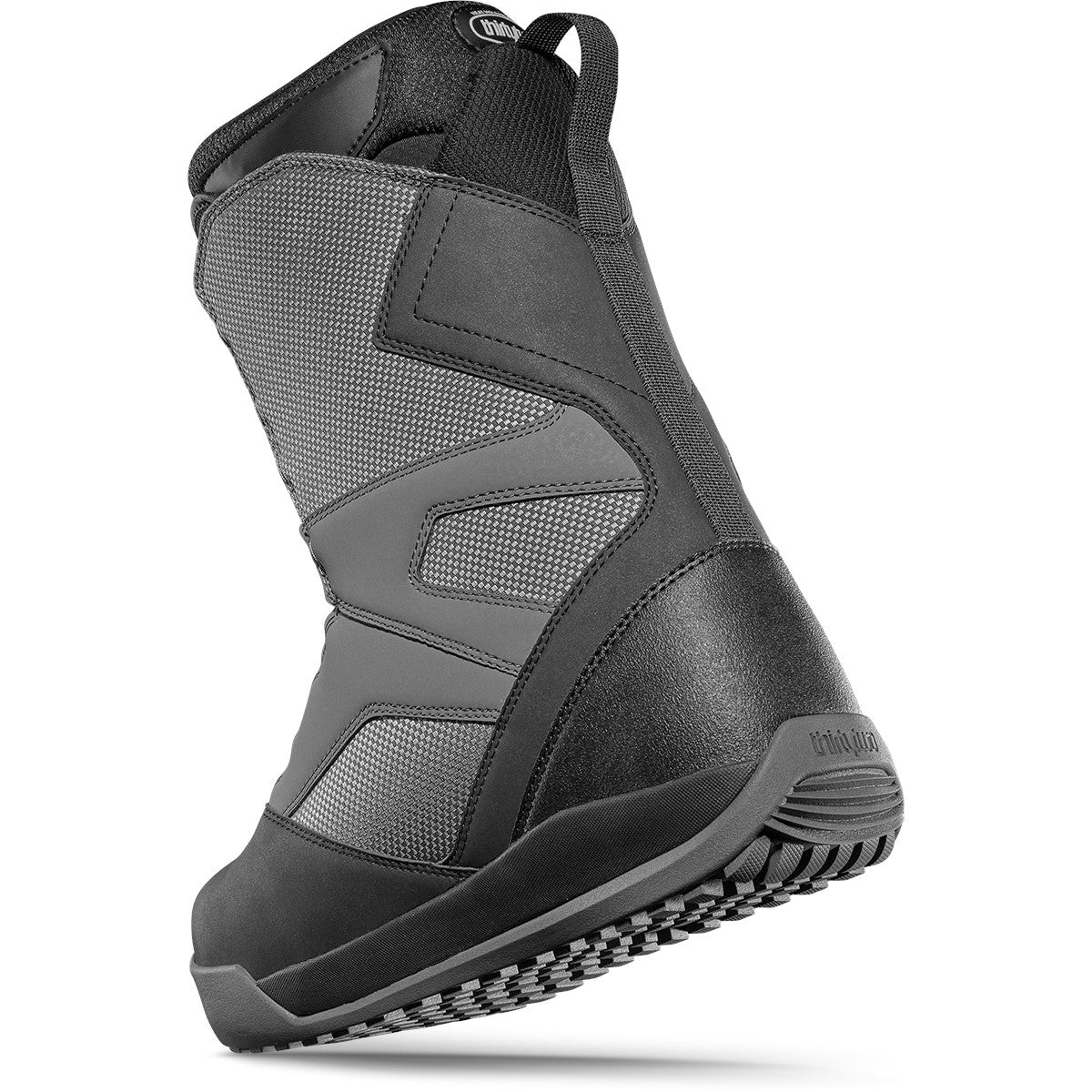 Black/Charcoal STW Double BOA ThirtyTwo Snowboard Boots Back