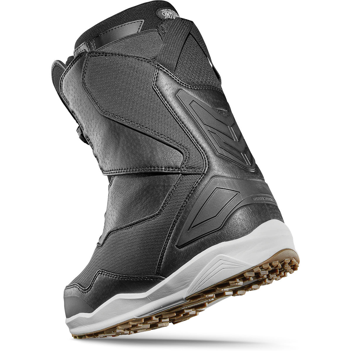 Black/White/Gum TM-2 Double BOA Thirtytwo Snowboard Boots Back