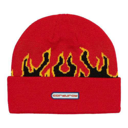 Red 911 Corduroy Beanie