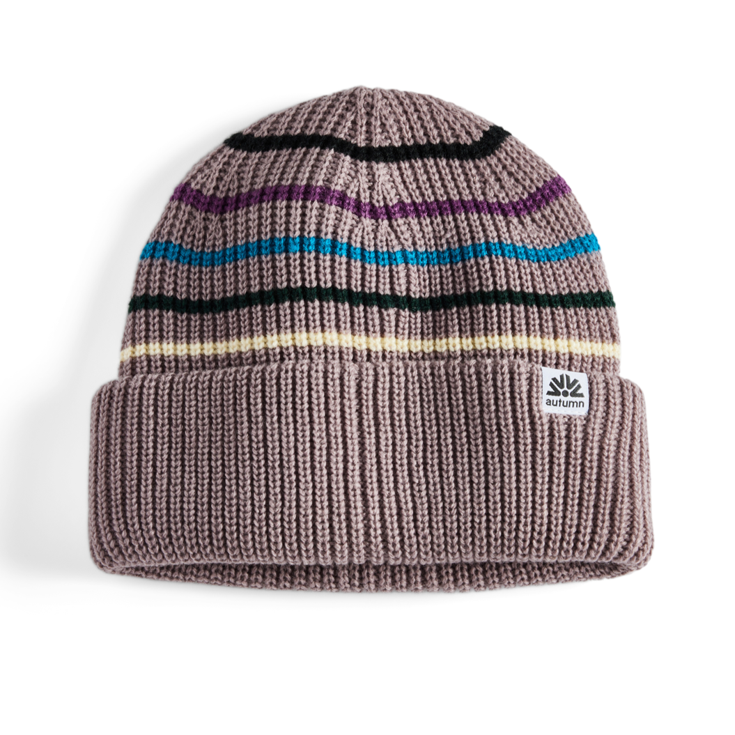 Light Purple Retro Autumn Beanie