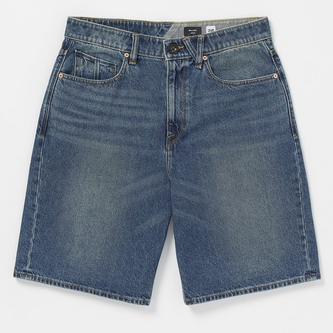 Classic Blue Volcom Billow Denim Shorts