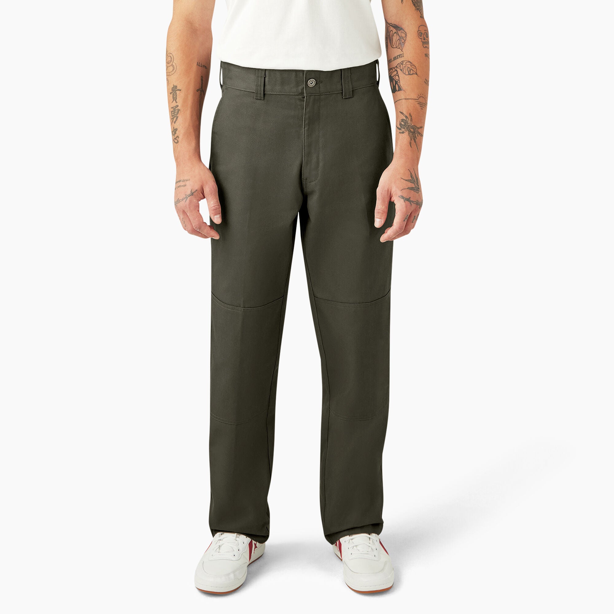 Dickies x Spitfire Regular Fit Double Knee Pant - Olive Green