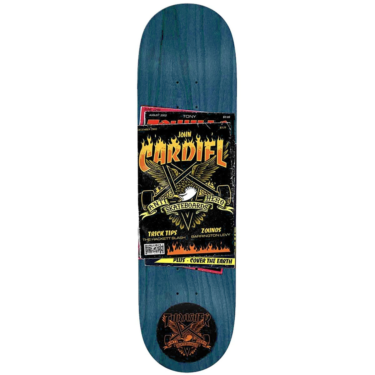 John Cardiel Thrasher x Antihero Skateboard Deck