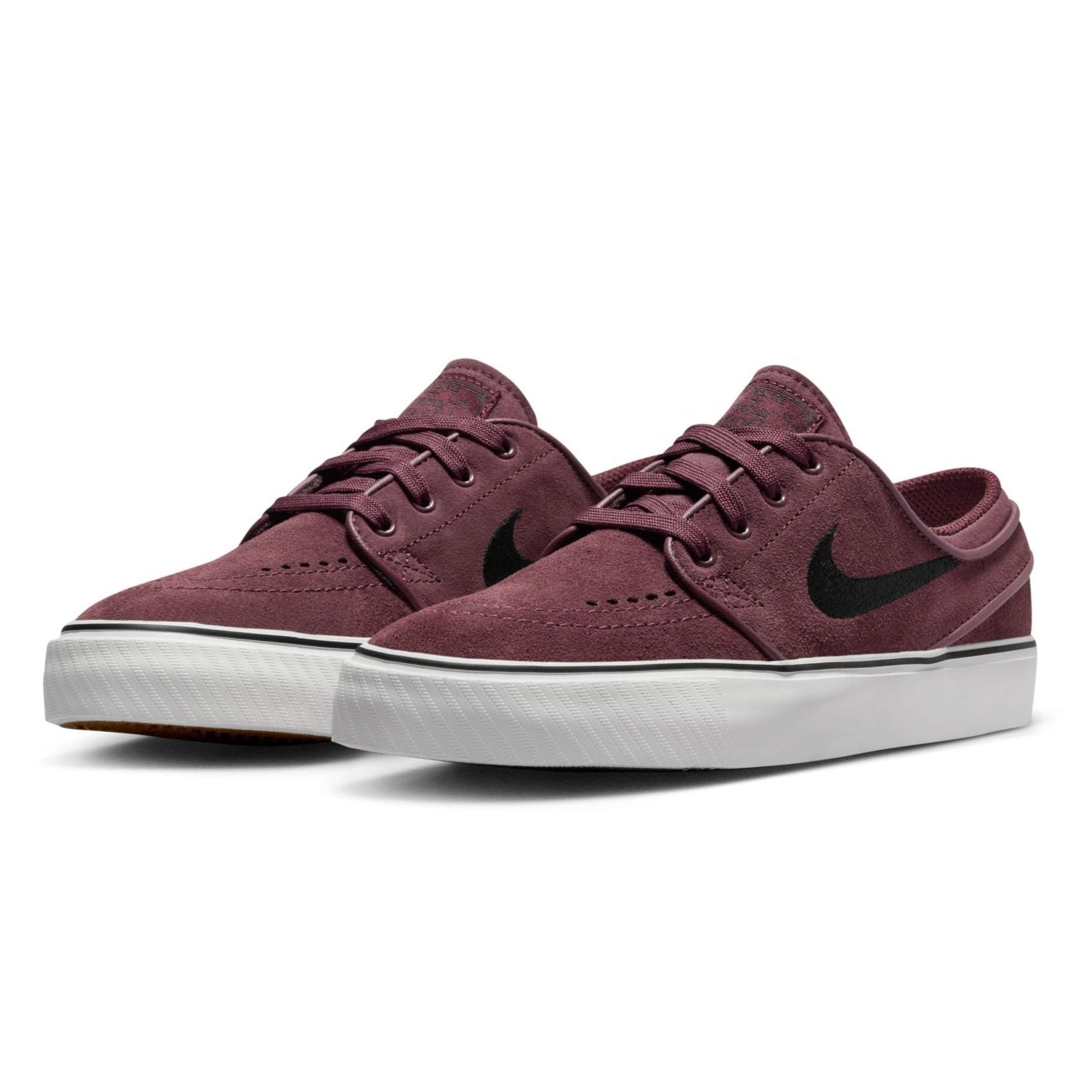 Burgundy Crush Big Kids Nike SB Stefan Janoski Skate Shoe Front