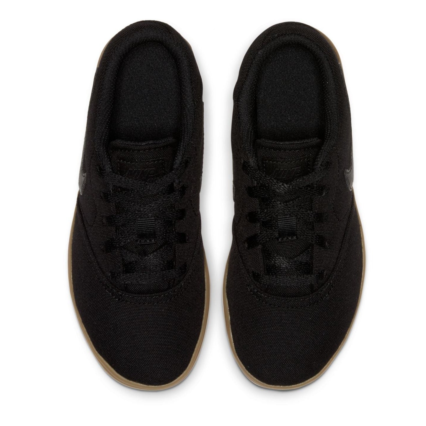 Black/Gum Little Kids Check Nike SB Shoe Top