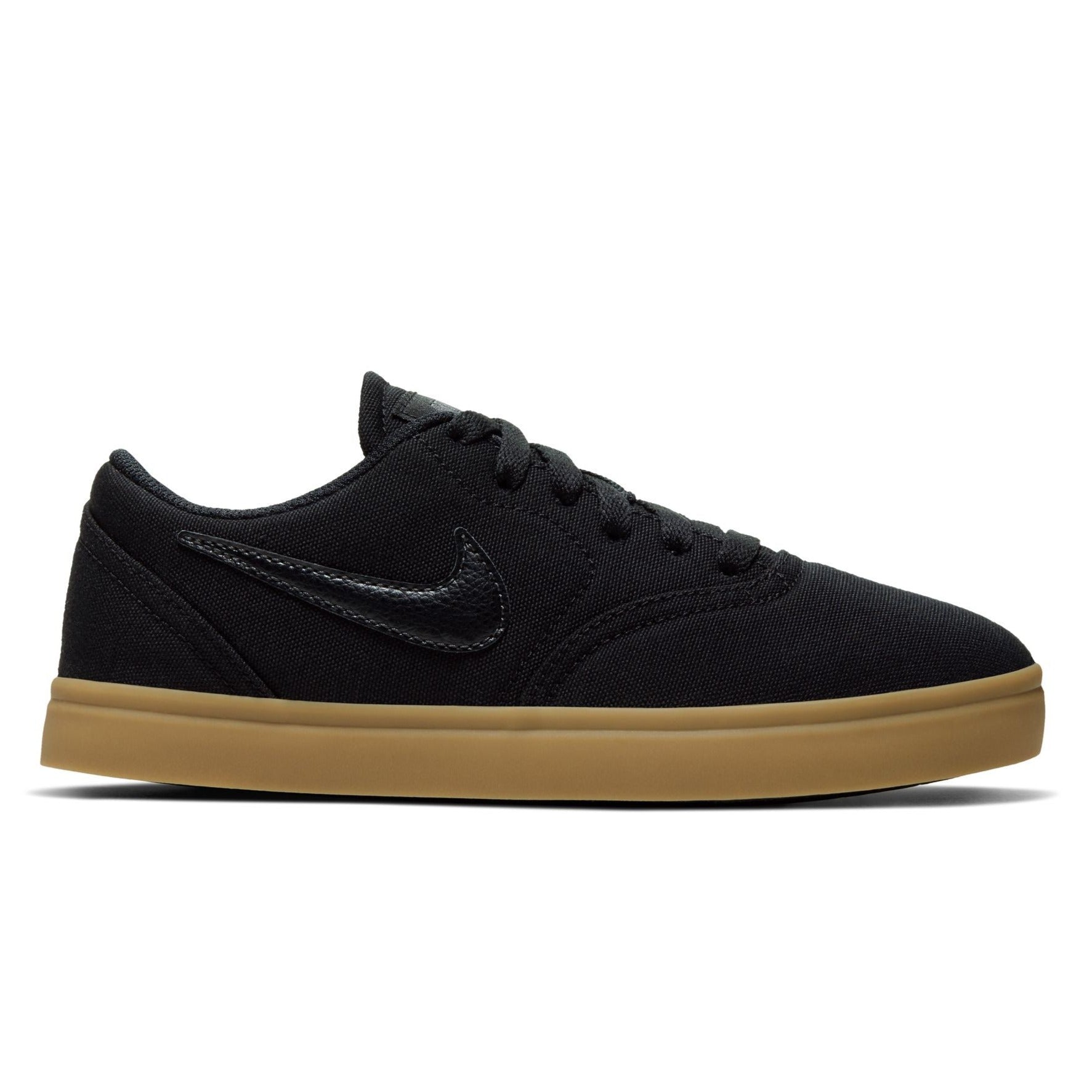 Black/Gum Big Kids Check Nike SB Shoe