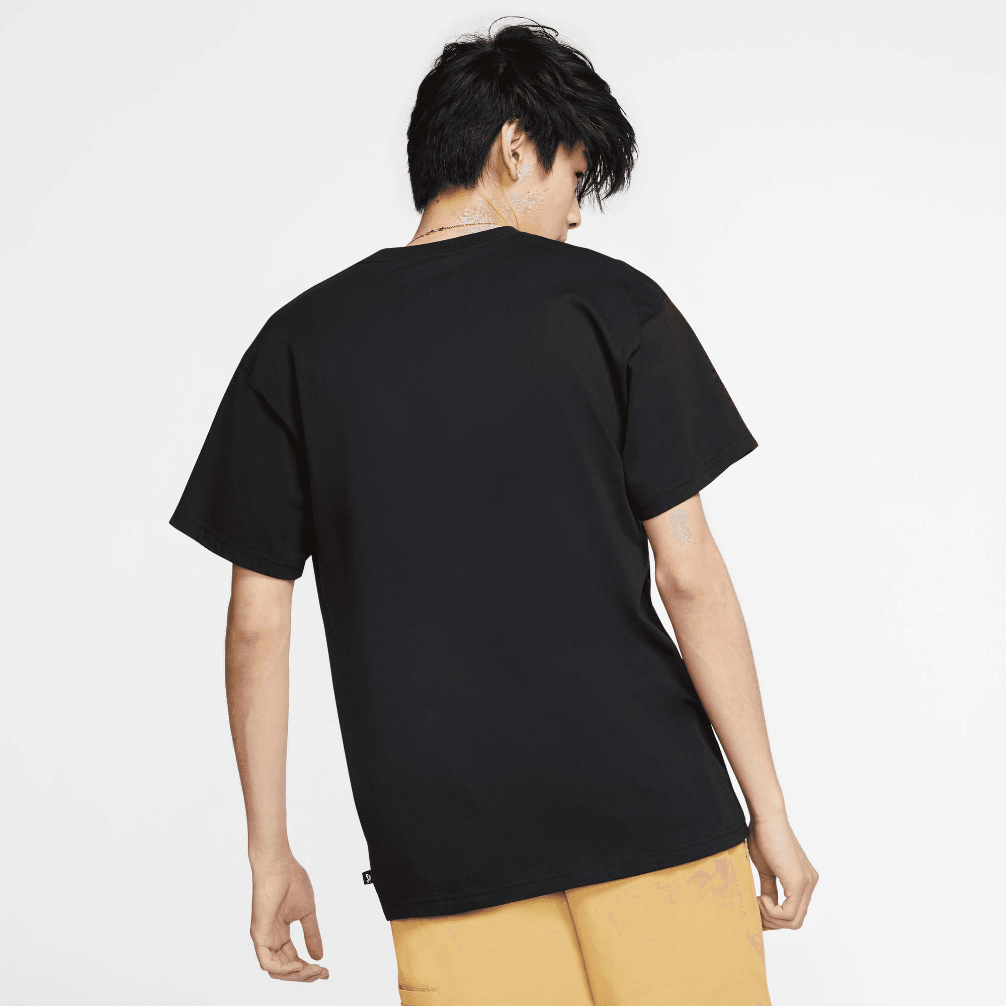 Black/White Nike SB Logo T-Shirt Back