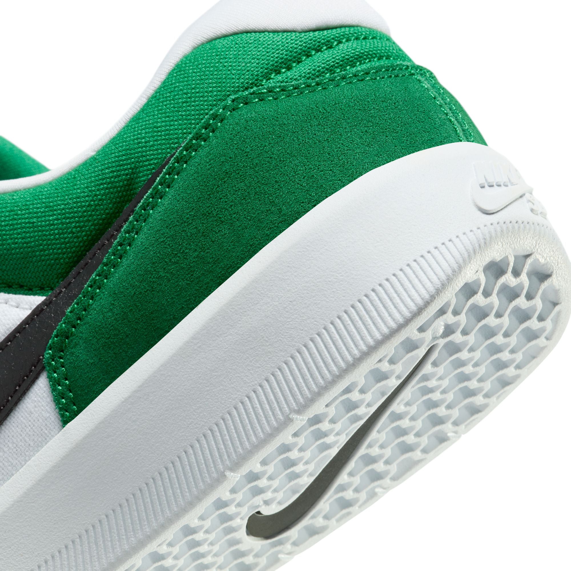 Pine Green Force 58 Nike SB Skate Shoe Detail