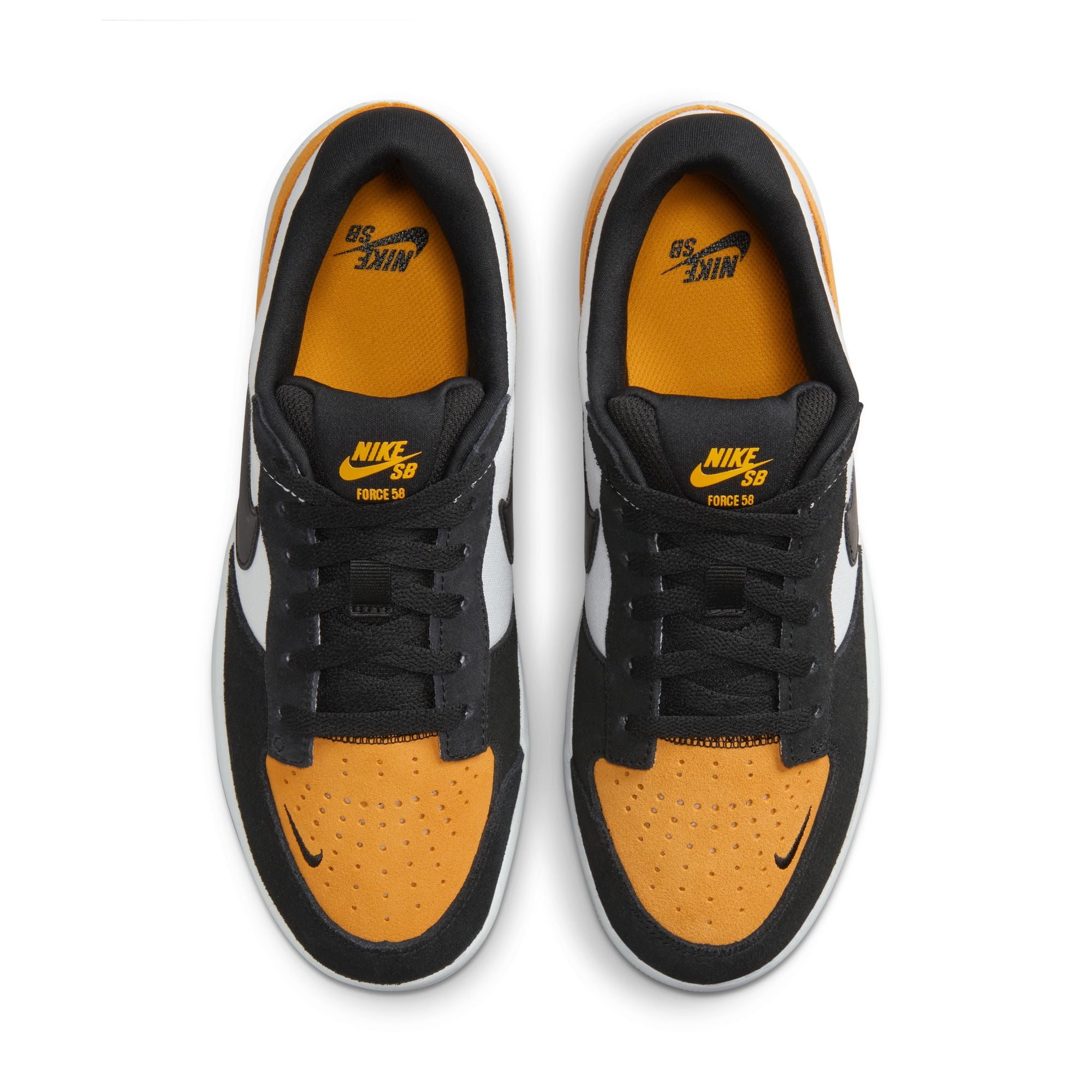 University Gold Force 58 Nike SB Skate Shoe Top