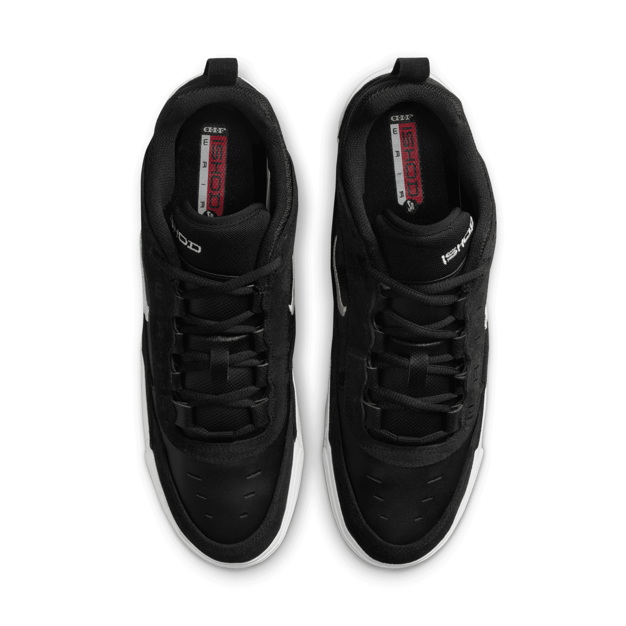 Black/White Ishod Wair Airmax 2 Nike SB Skate Shoe Top