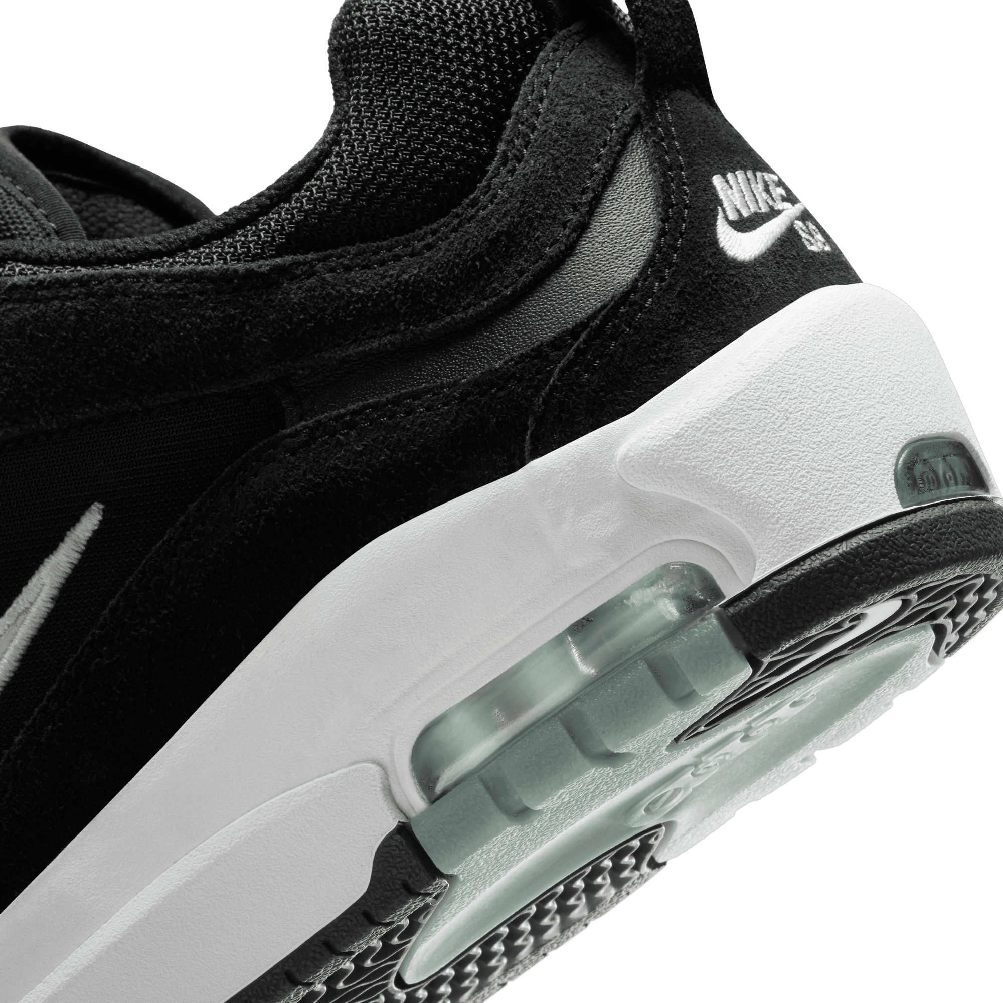 Black/White Ishod Wair Airmax 2 Nike SB Skate Shoe Detail