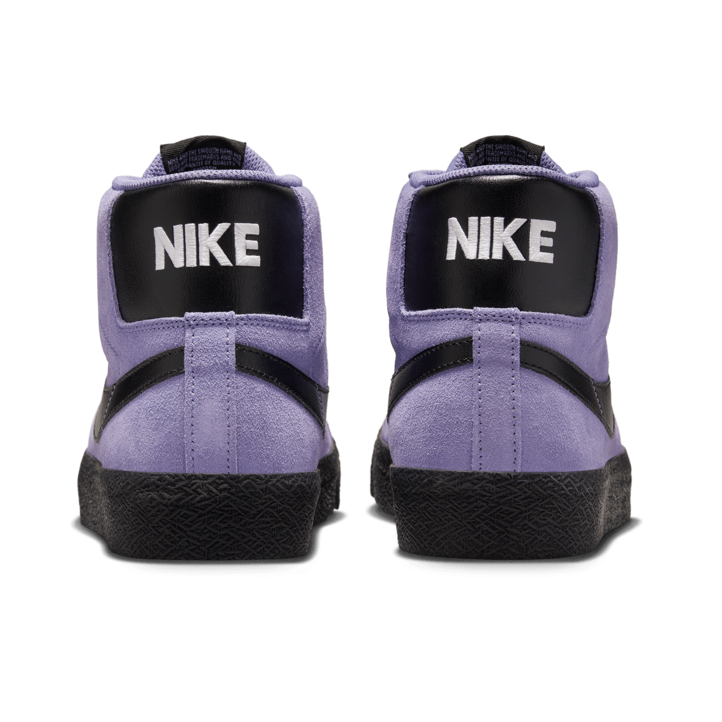 Dusty Amethyst Blazer Mid Nike SB Skate Shoe Back