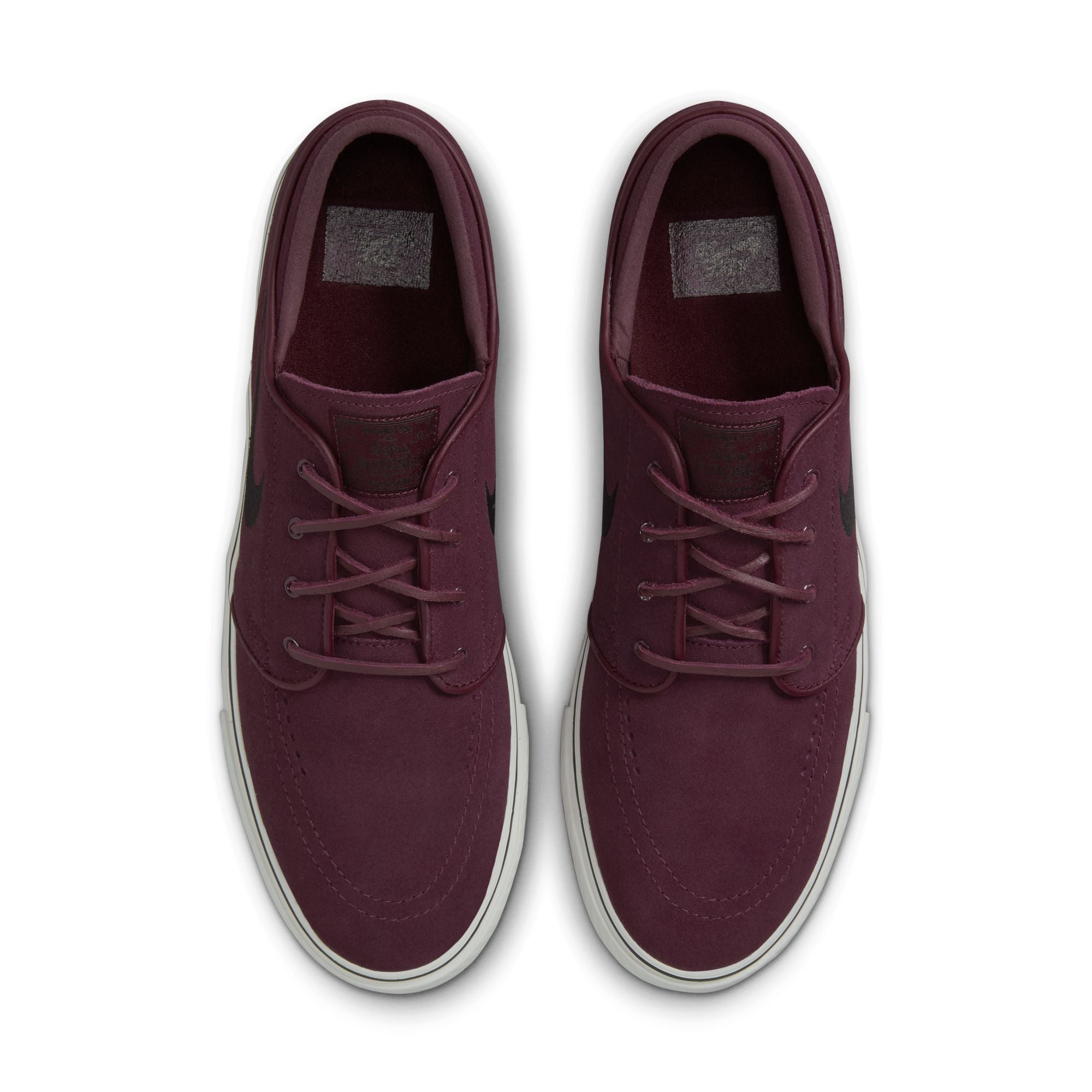 Burgundy Crush Janoski OG+ Nike SB Skate Shoe Top