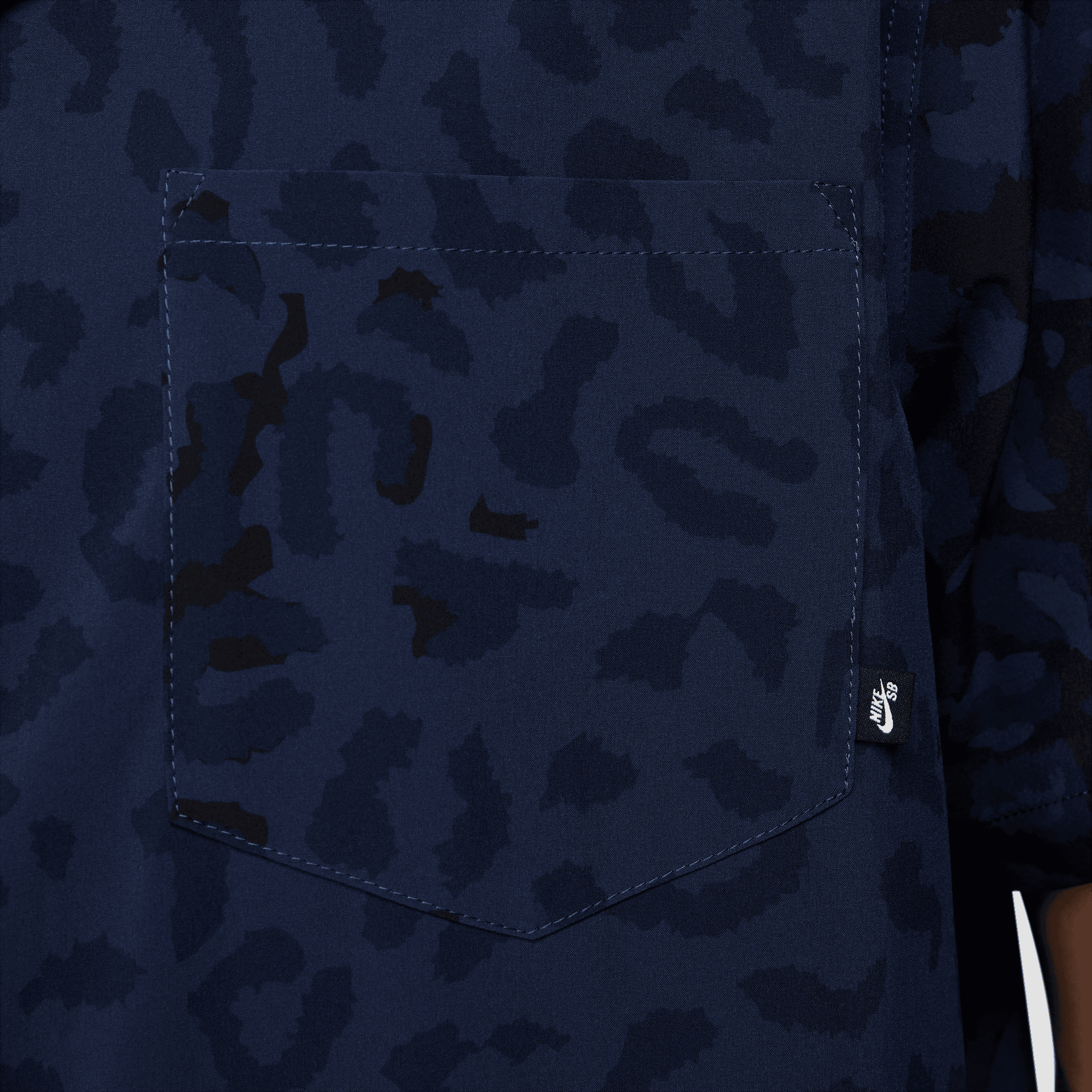 Midnight Navy Bowler Nike SB Button Up Detail