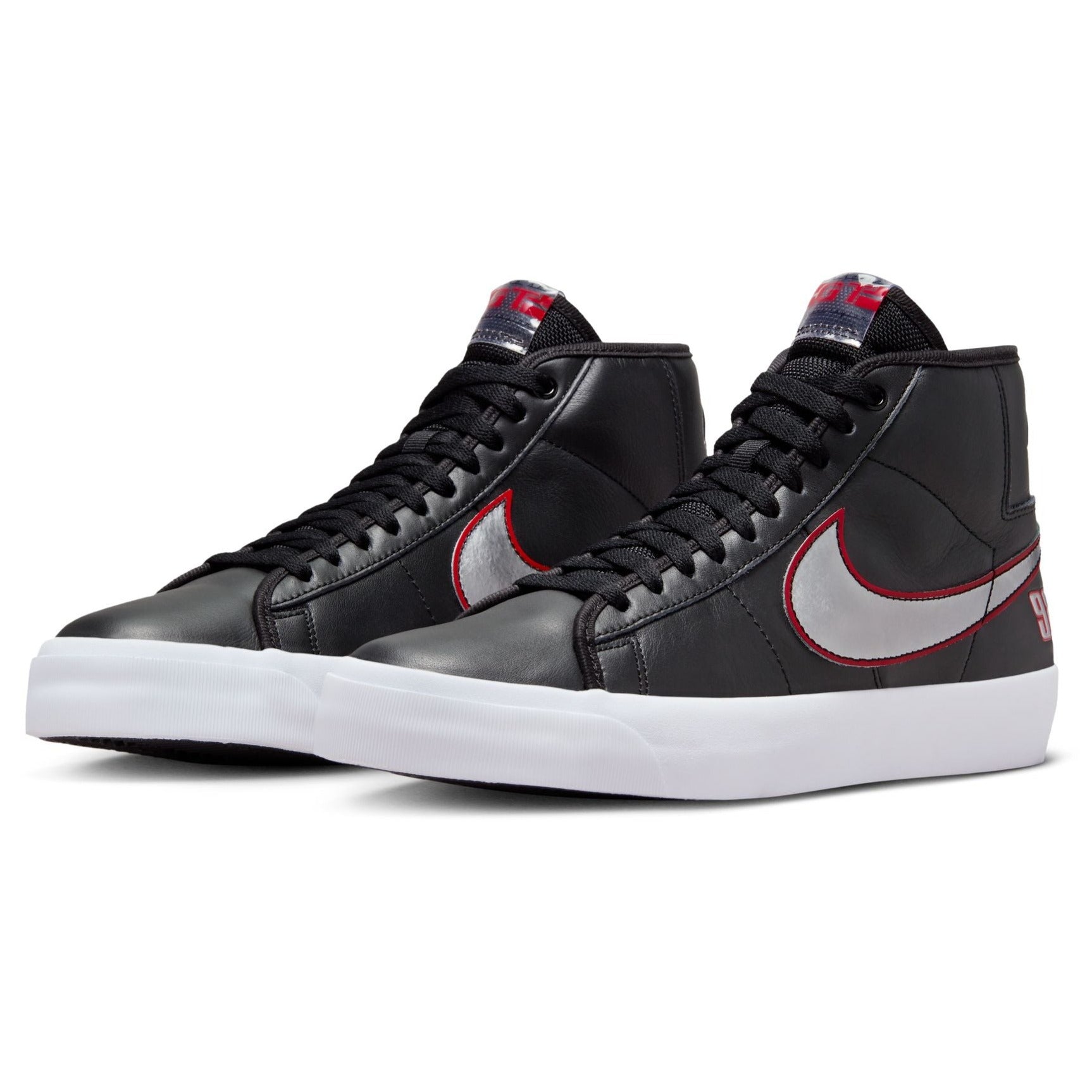 Black Grant Taylor Blazer Mid Pro Nike SB Skate Shoe Front