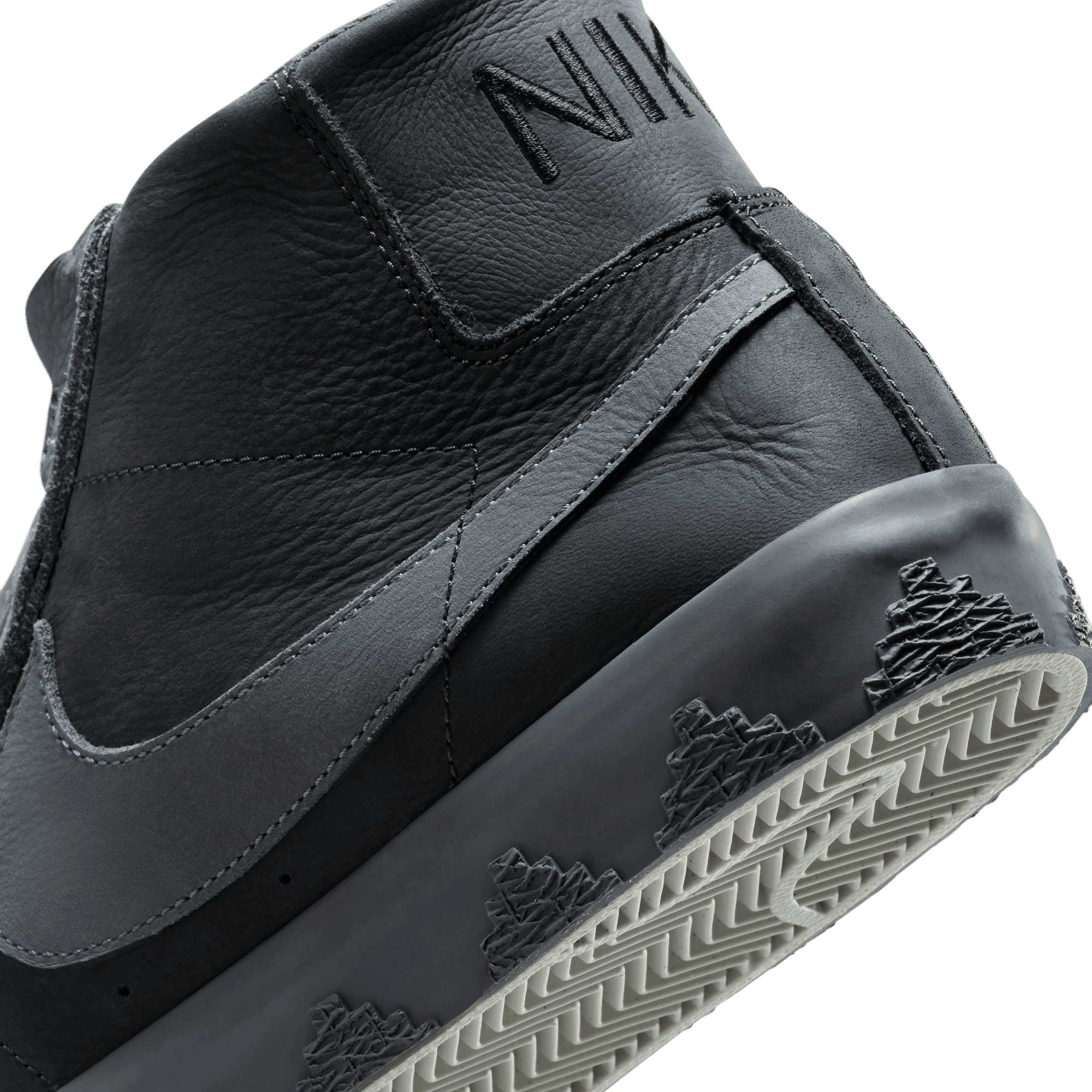 Anthracite Quickstrike Di'orr Blazer Mid Nike SB Skate Shoe Detail