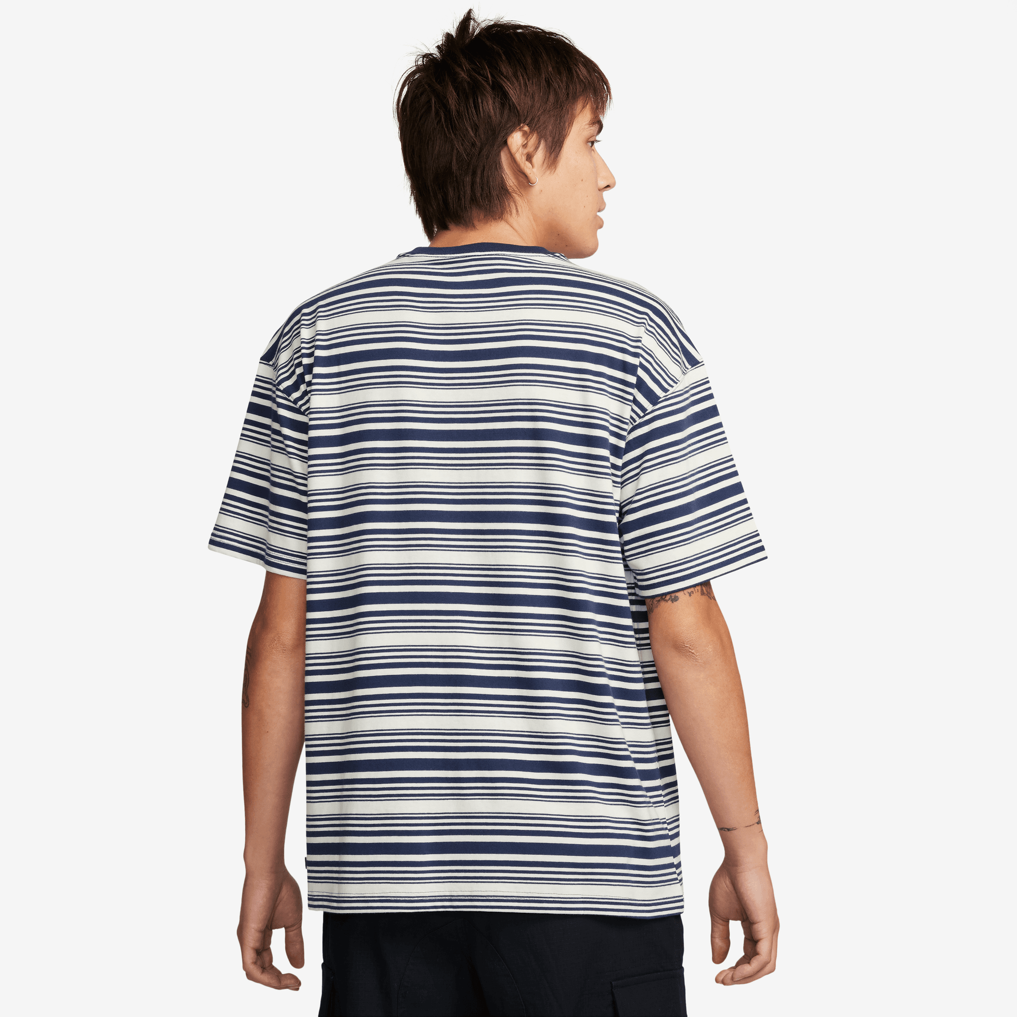 Max90 Midnight Navy Striped Nike SB Tee Back