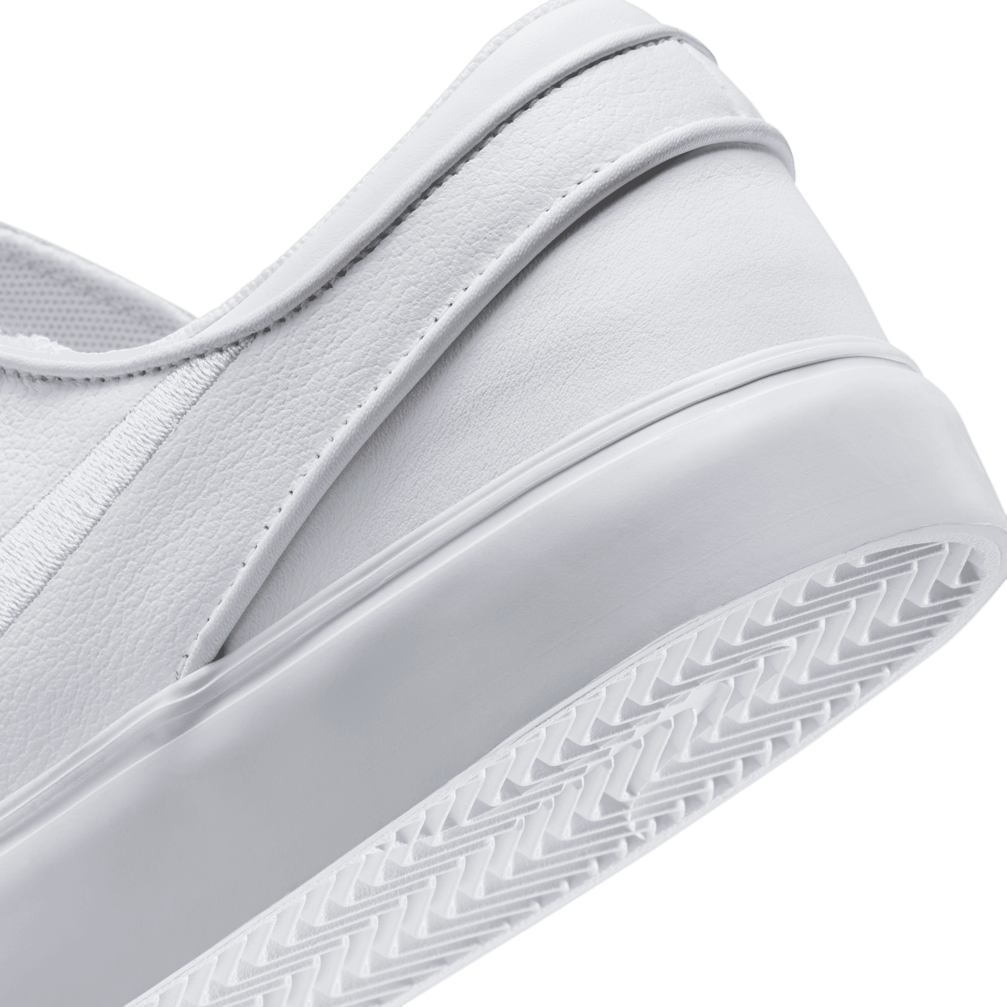 Triple White ISO Orange Label Janoski OG+ Nike SB Skate Shoe Detail