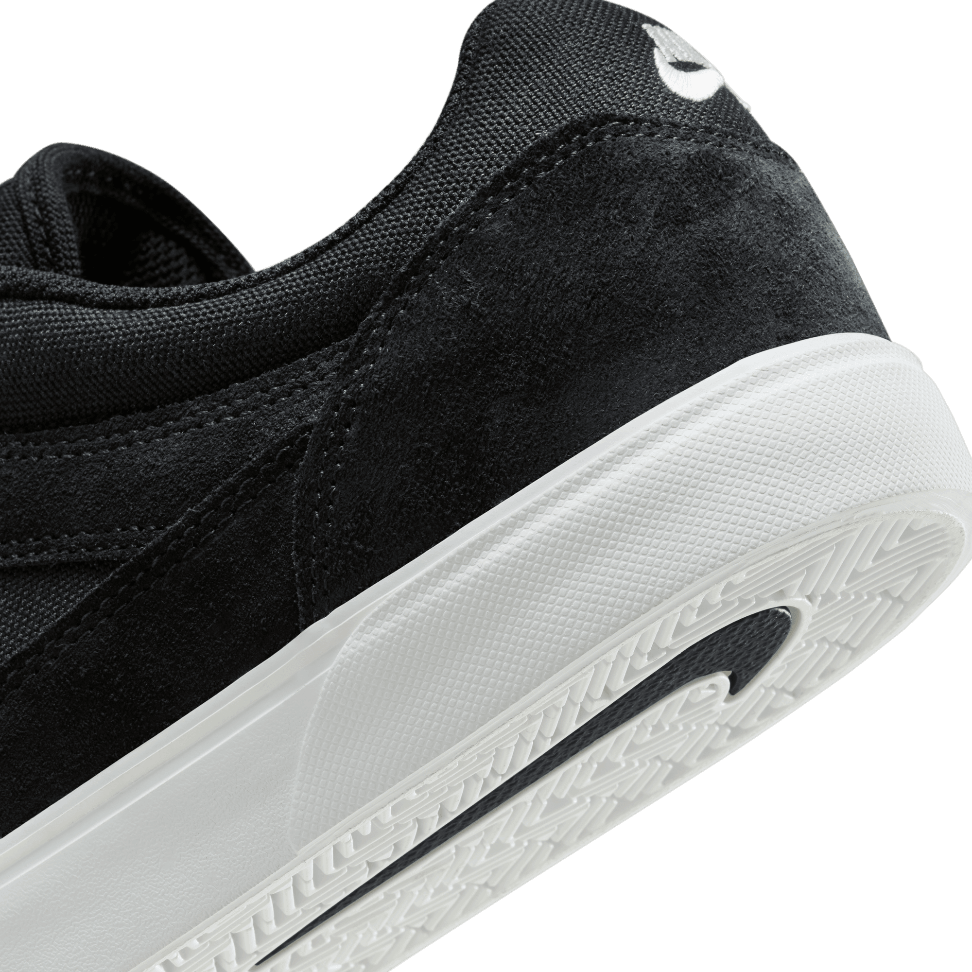 Black/White Malor Nike SB Skate Shoe Detail