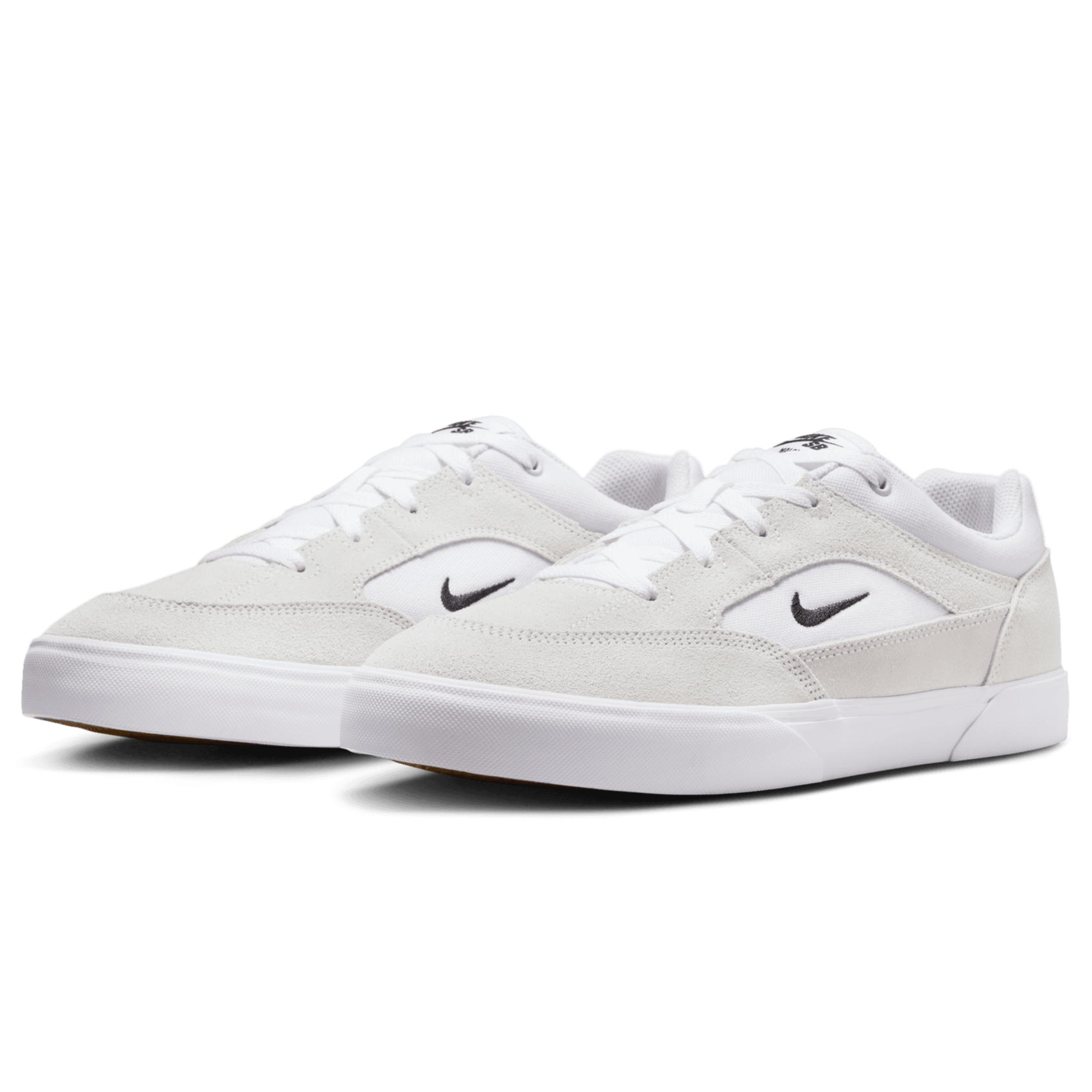 White Malor Nike SB Skate Shoe Front