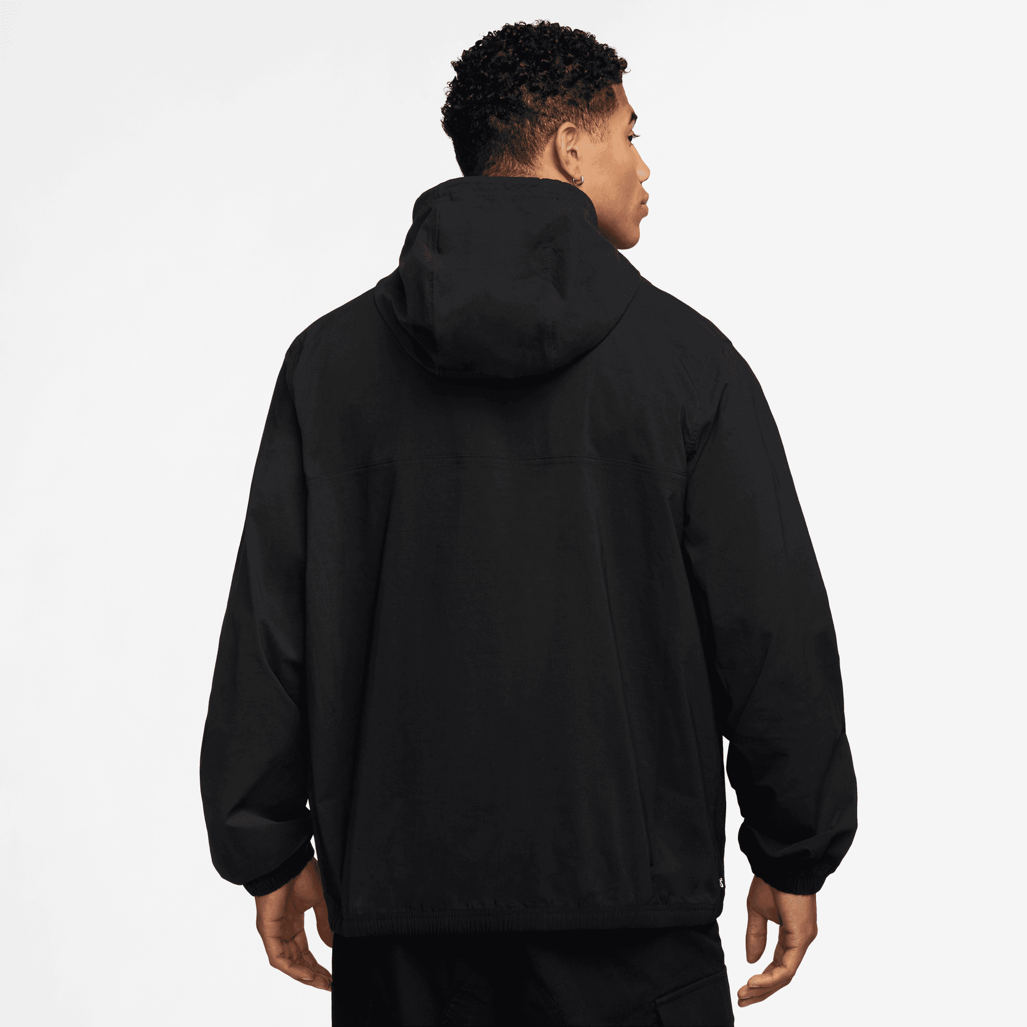 Black/White Skate Anorak Nike SB Jacket Back