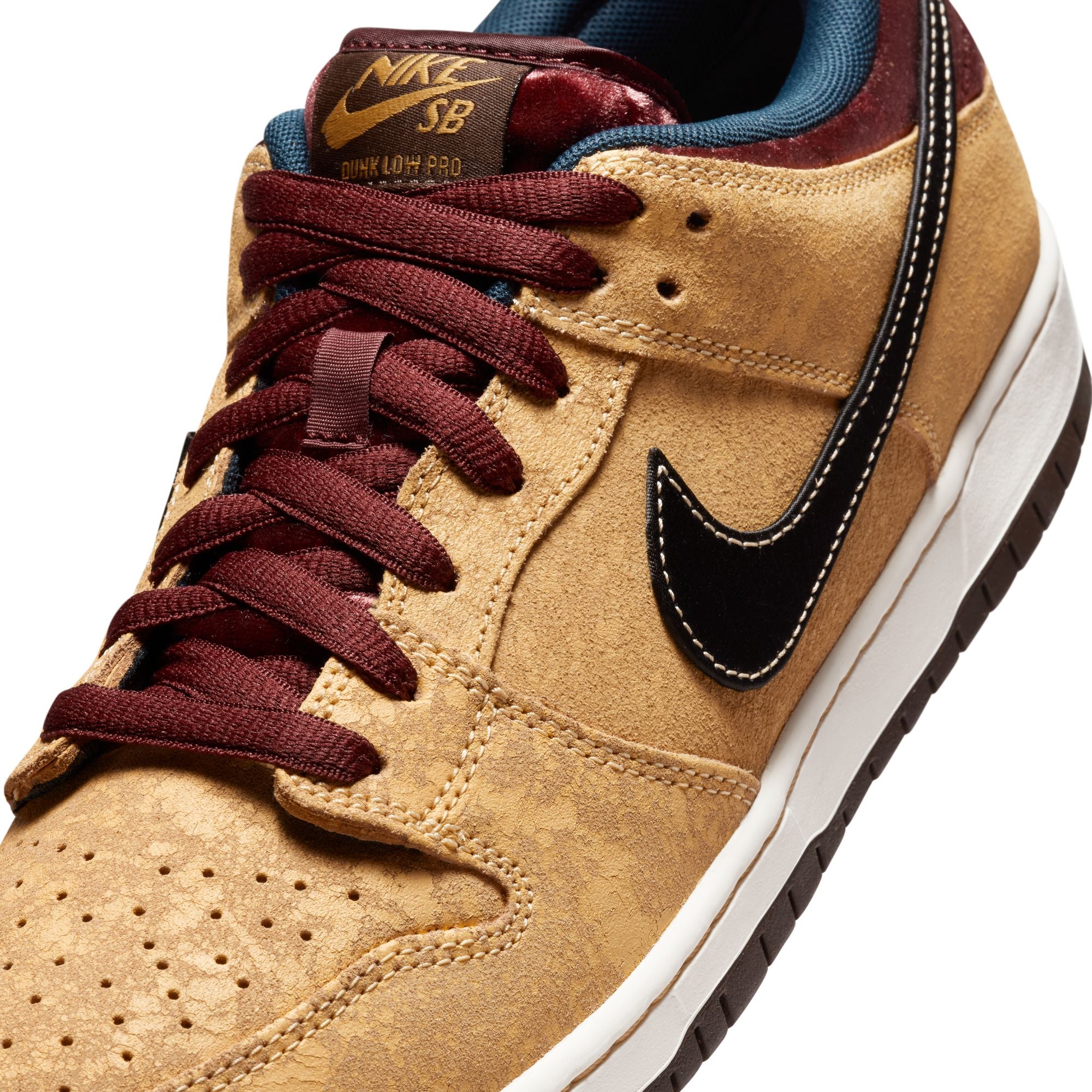 City of Cinema Dunk Low Pro Nike SB Skate Shoe Detail